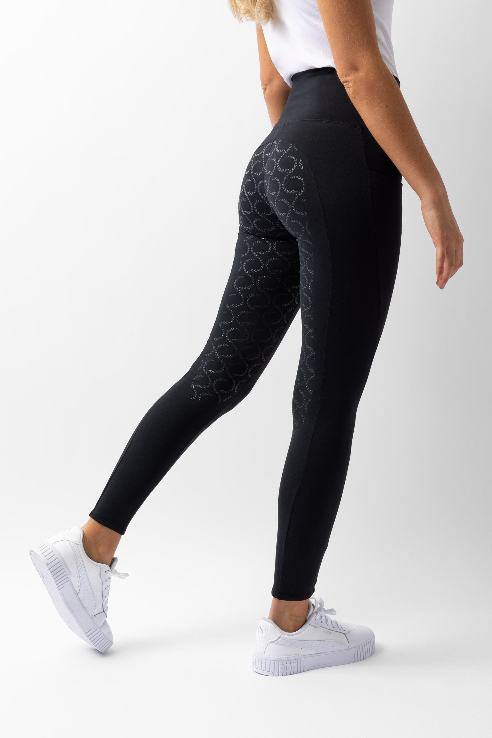 Horze Gillian Leggins full seat a compressione da donna