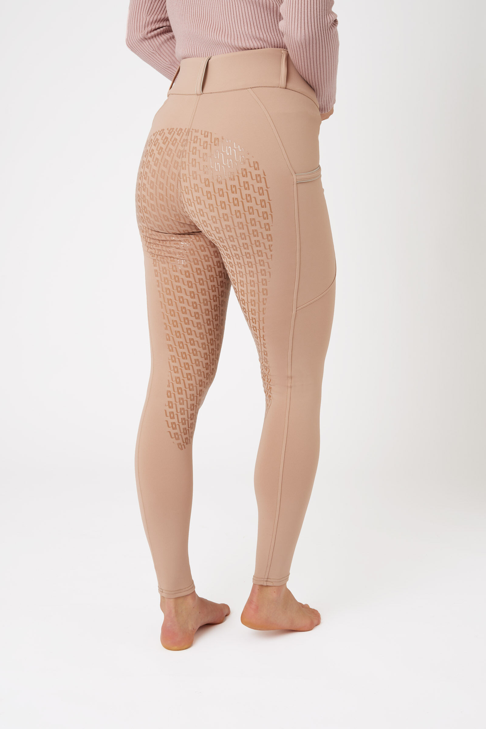 Horze Noelle Fullgrip Breeches, Brush, 44