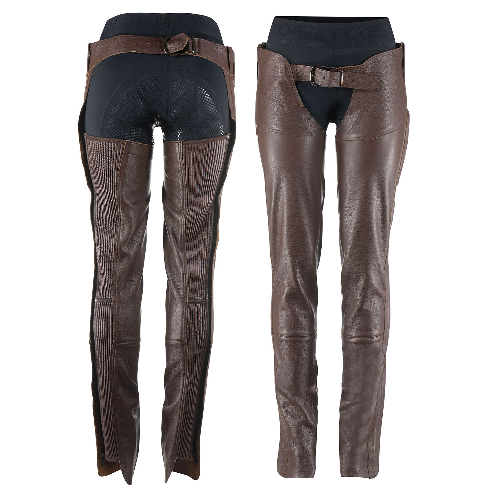 Horze Blake Bőr Teljes Chaps, Dark Brown, S