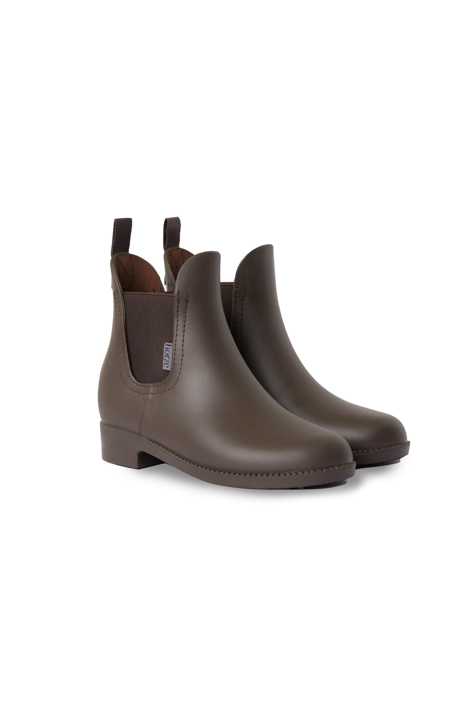 Horze Bonn Women's Rubber Jodhpur Boots, Brown, 37
