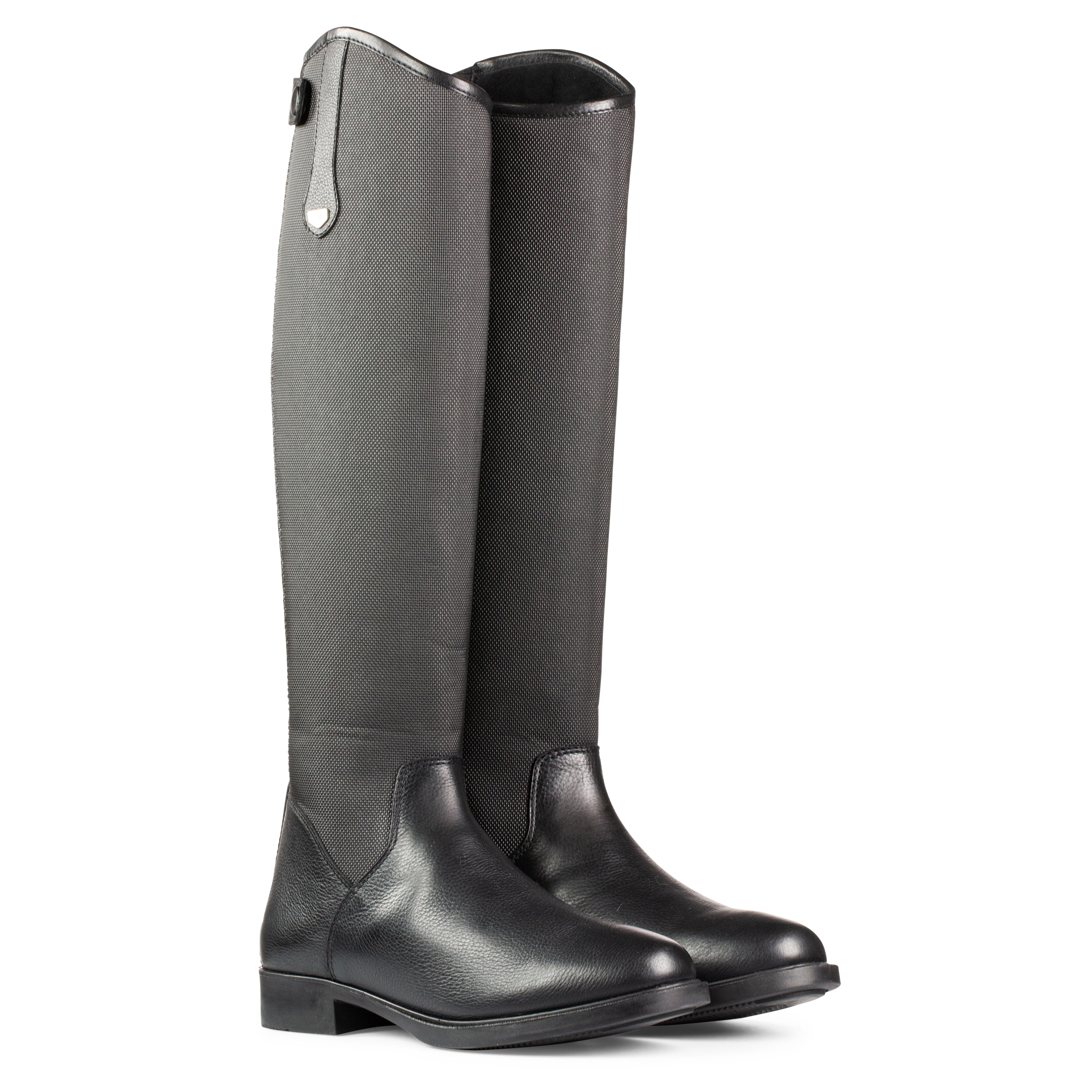 Horze Burton Thermo Tall Boots, Black, 36