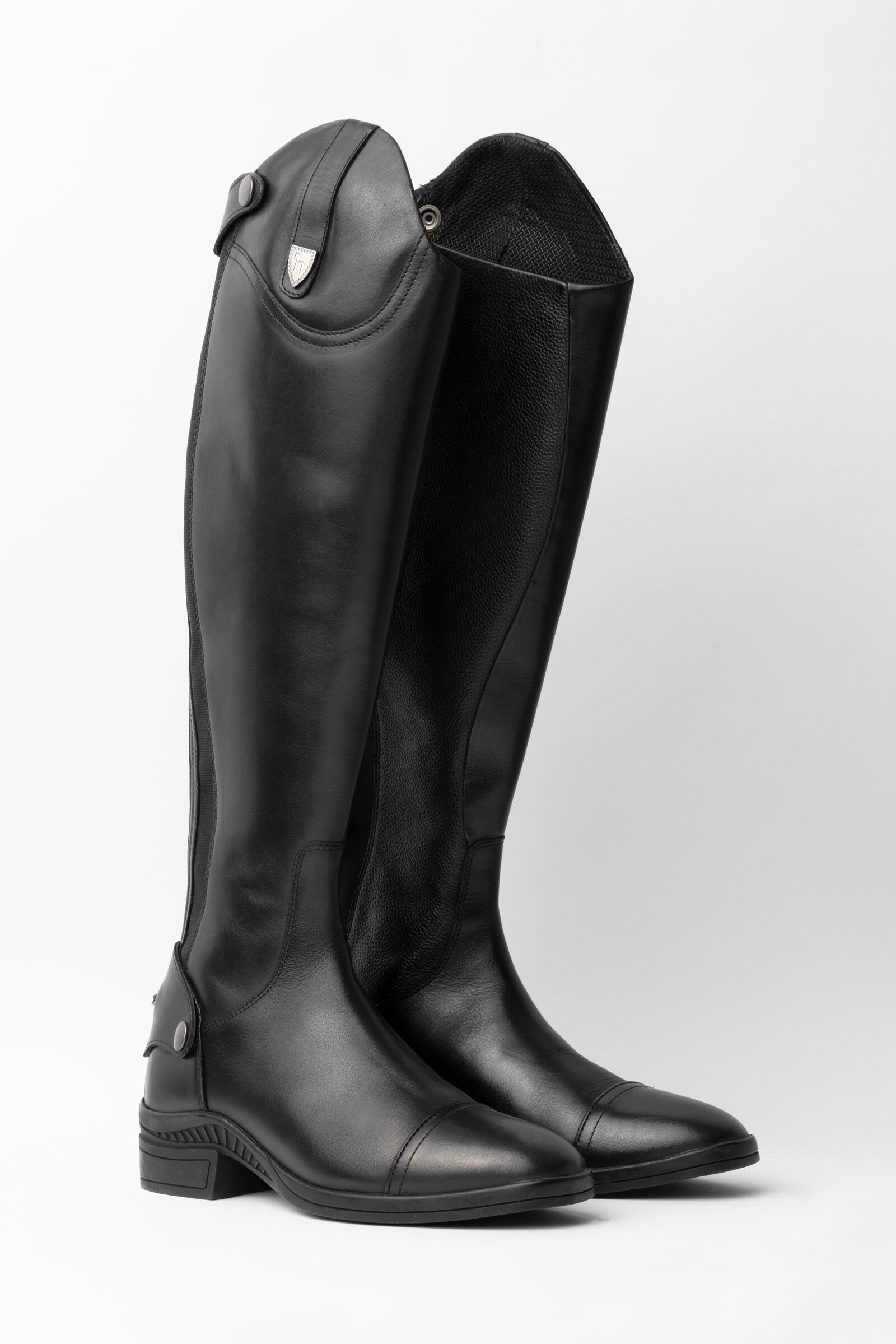 Horze Duvall Női Bőr Lovaglócsizma, Black, 37R