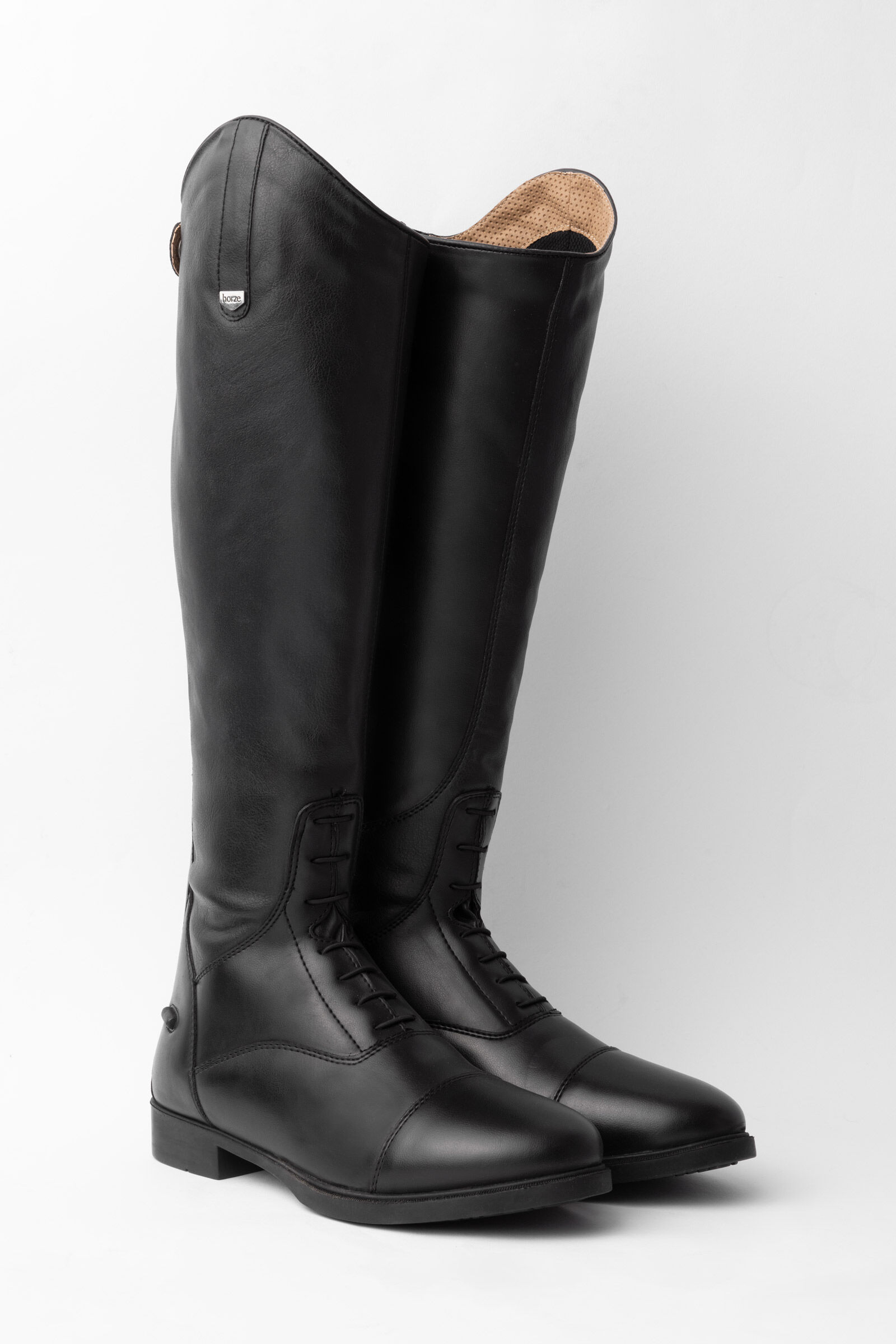 Horze Rover Fűzős Lovaglócsizma, Black, 36W
