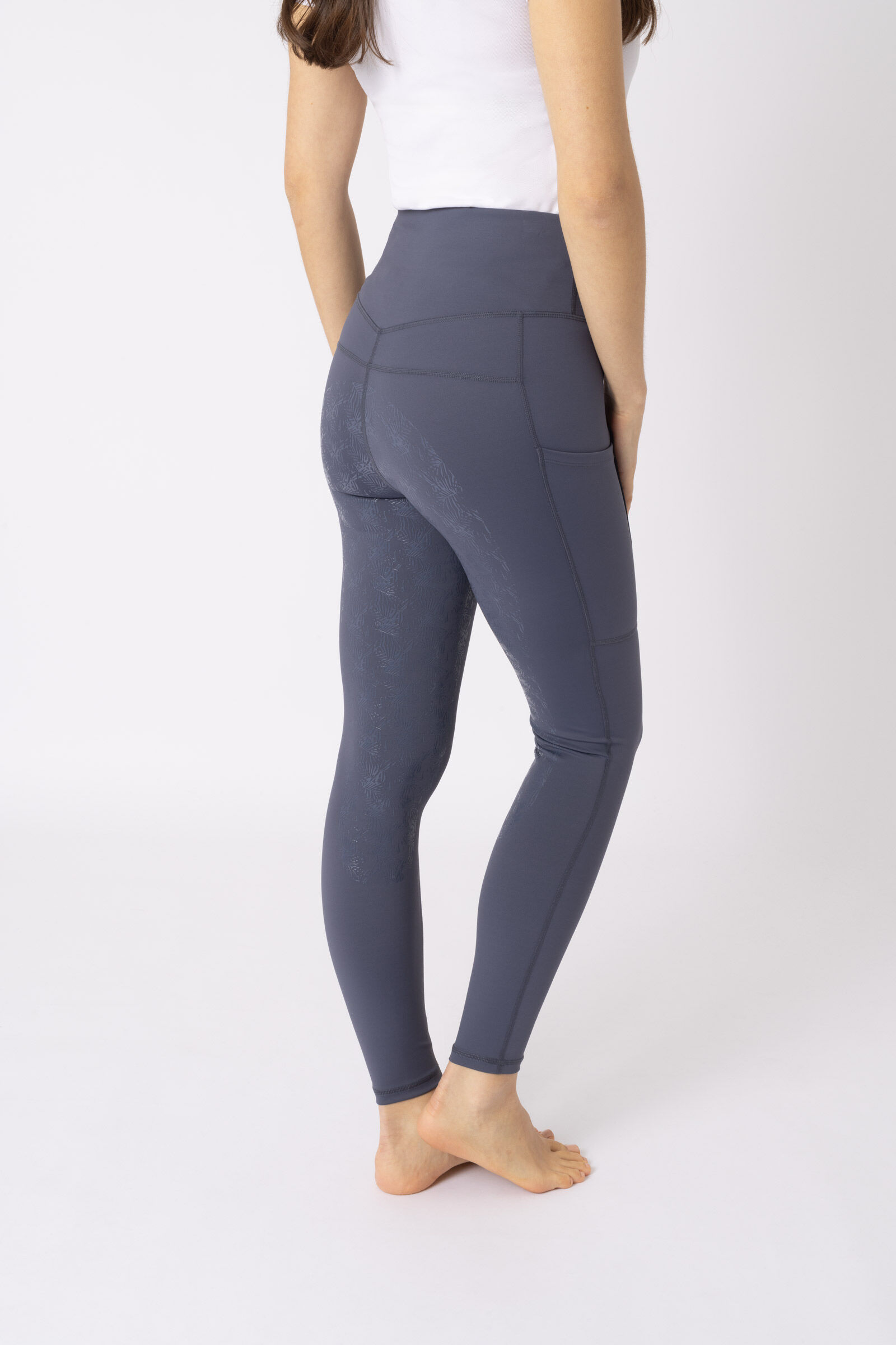 Leggings da equitazione donna con seduta integrale Horze Daria
