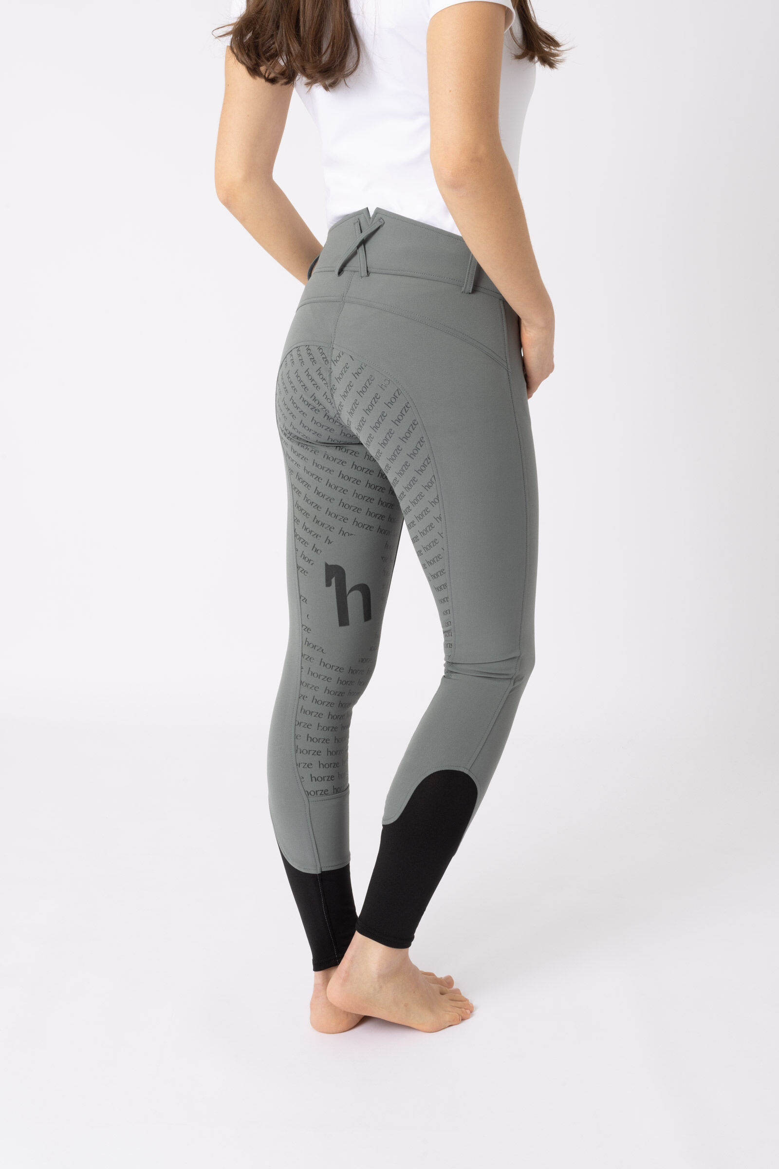 Horze Women's High Waist Silicone Full Seat Breeches