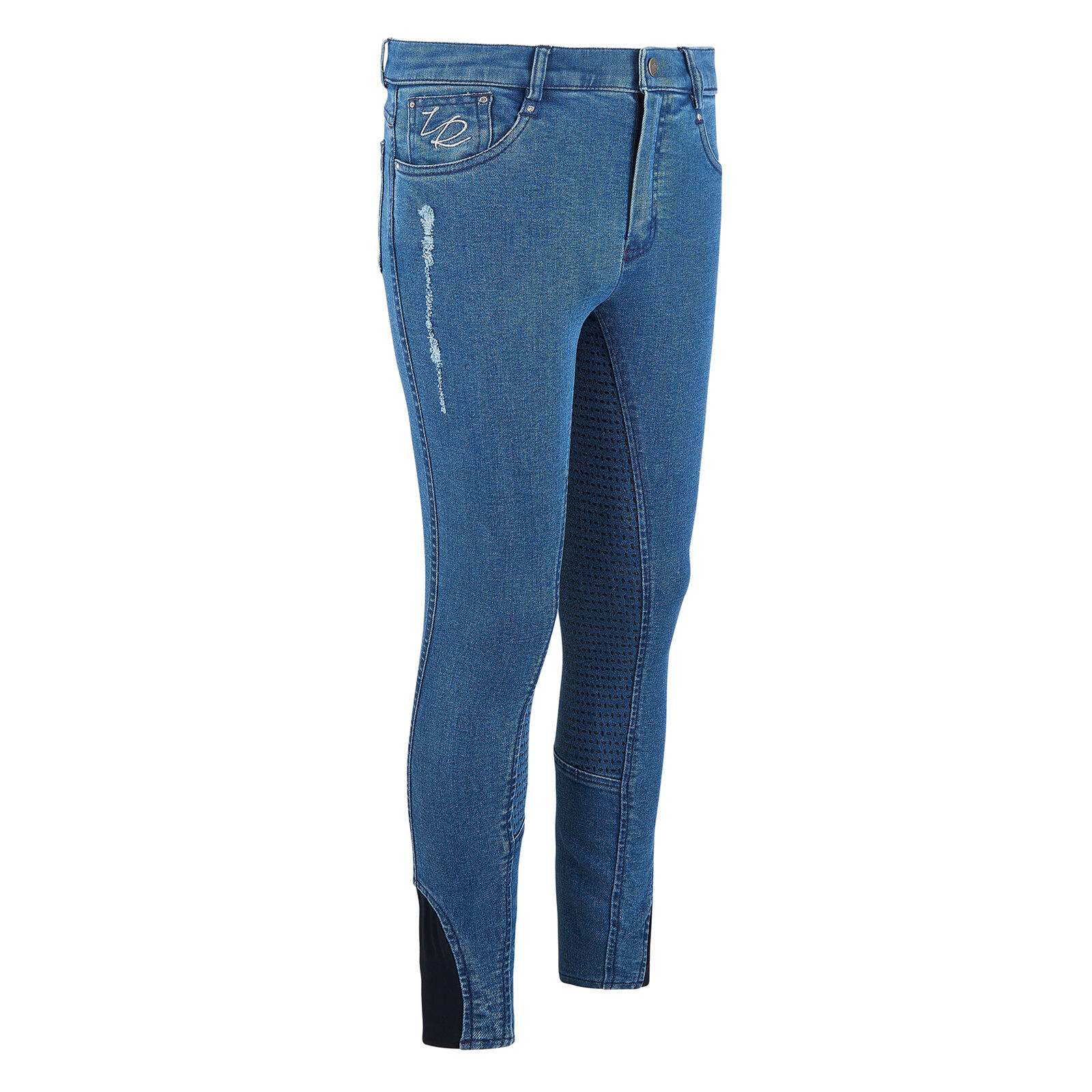 Imperial Riding Riding Breeches Slim Fit SFS for Women, Denim Blue, 30