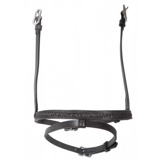 Karlslund Combined noseband with braiding, Black, IH