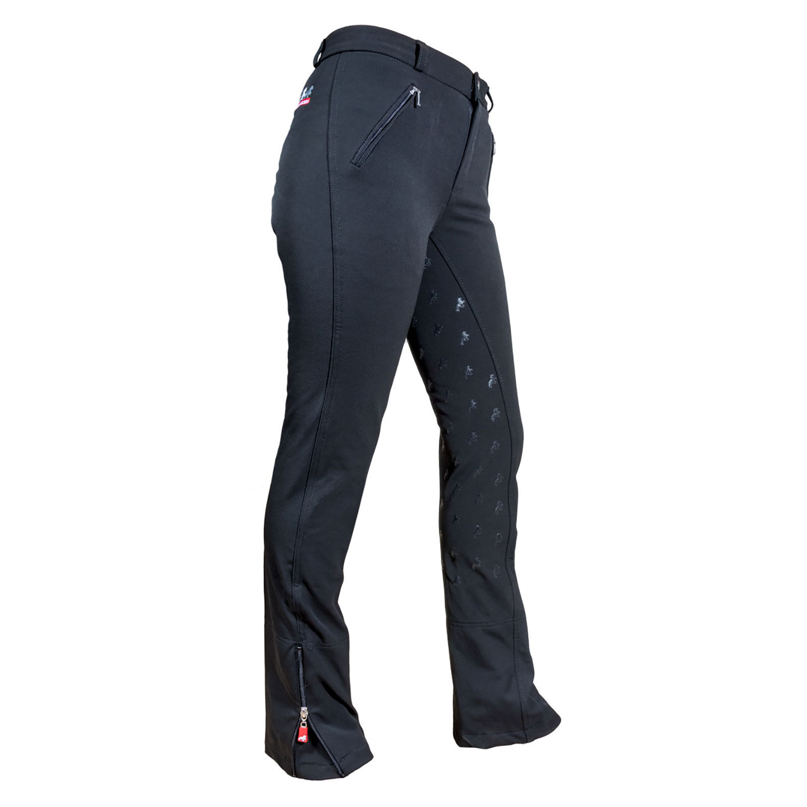 Karlslund Iceland Grip kids breeches, Black, 152
