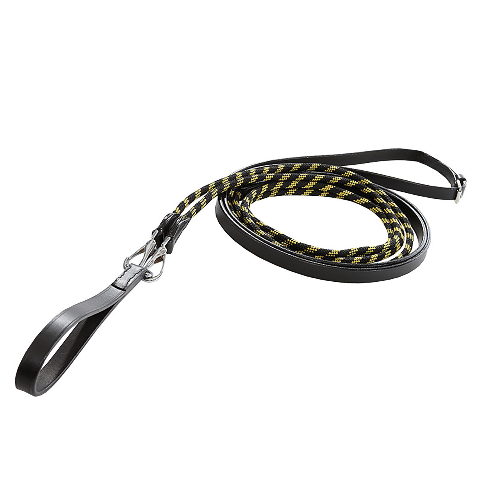 Kavalkade gramantygel i läder, 16 mm, Black, ONE SIZE