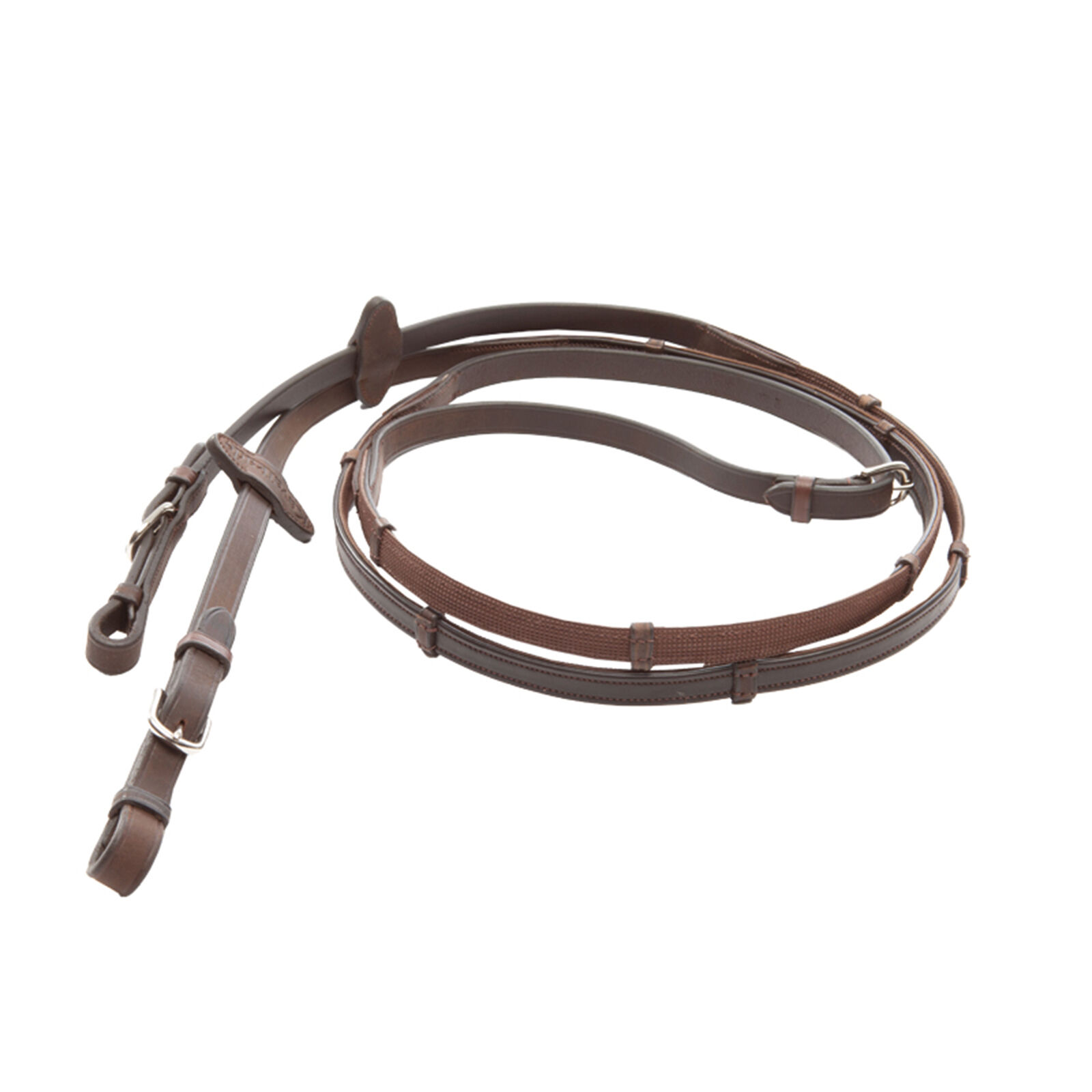 Rênes adhérentes Kavalkade souples, Brown, F