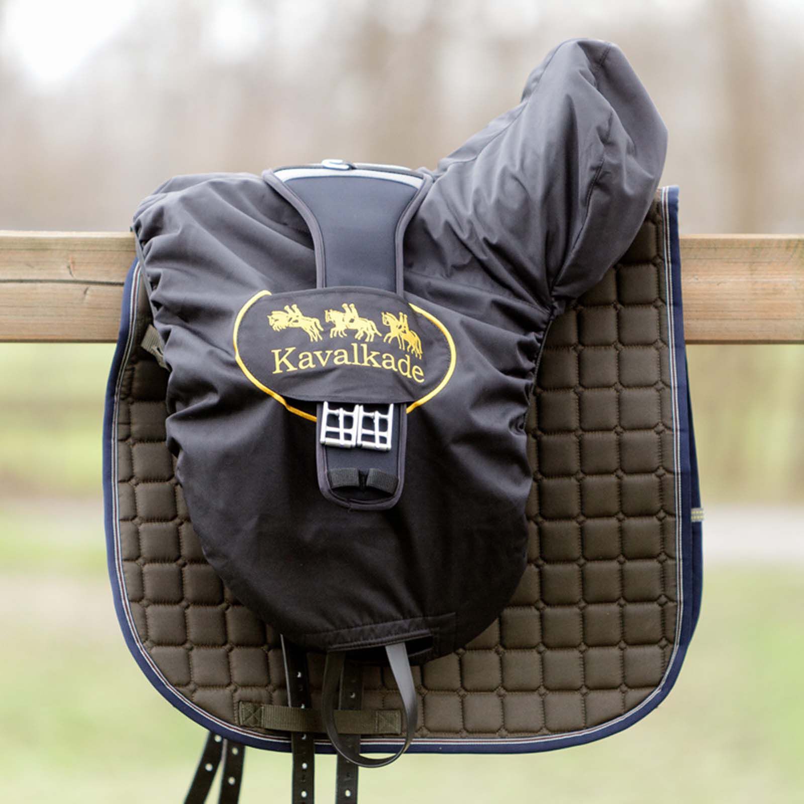 Kavalkade All Purpose Saddle Cover, Black, C/F