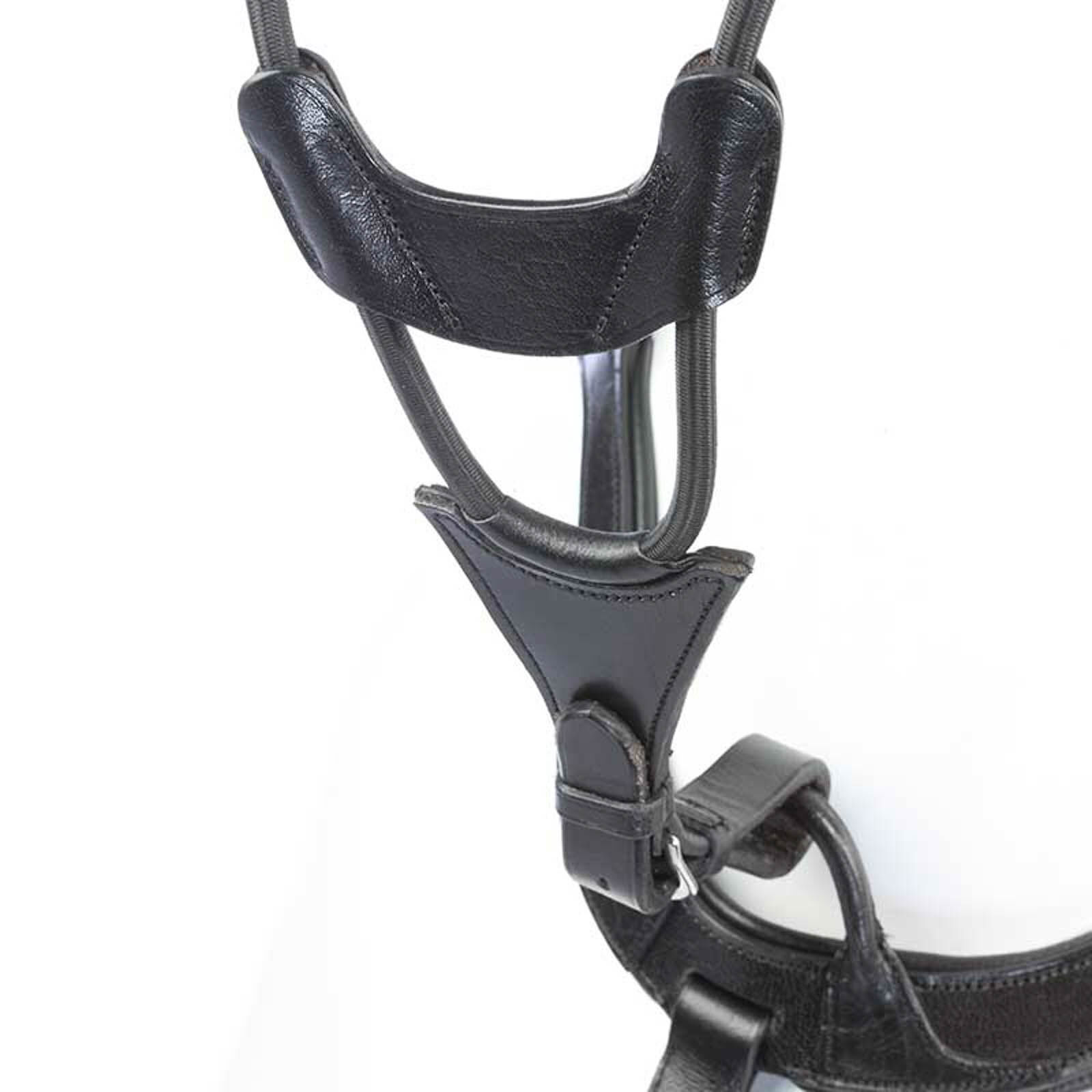 Kavalkade Martingale Fork Elastic, Black, ONE SIZE