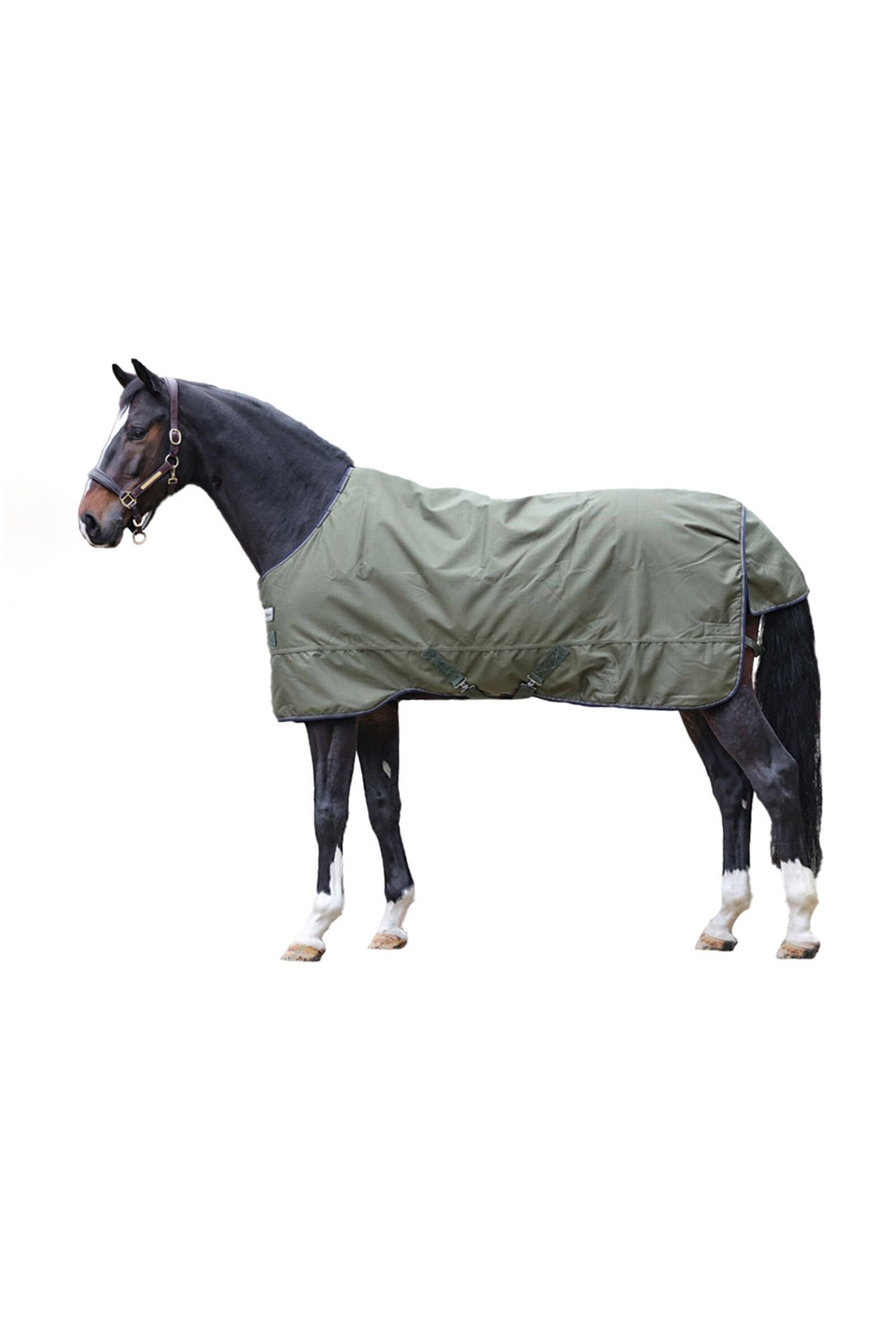 Kavalkade Montreal Turnout Rug, 200g, Khaki Green, 145