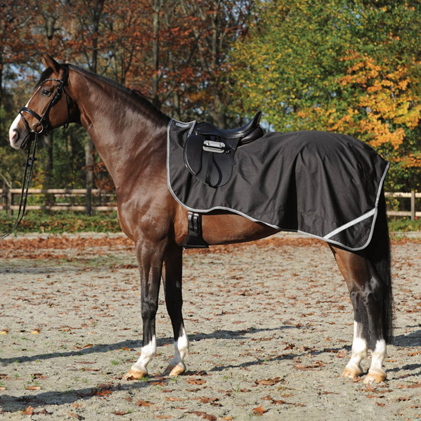 Couvre-reins imperméable Kavalkade, Black, L