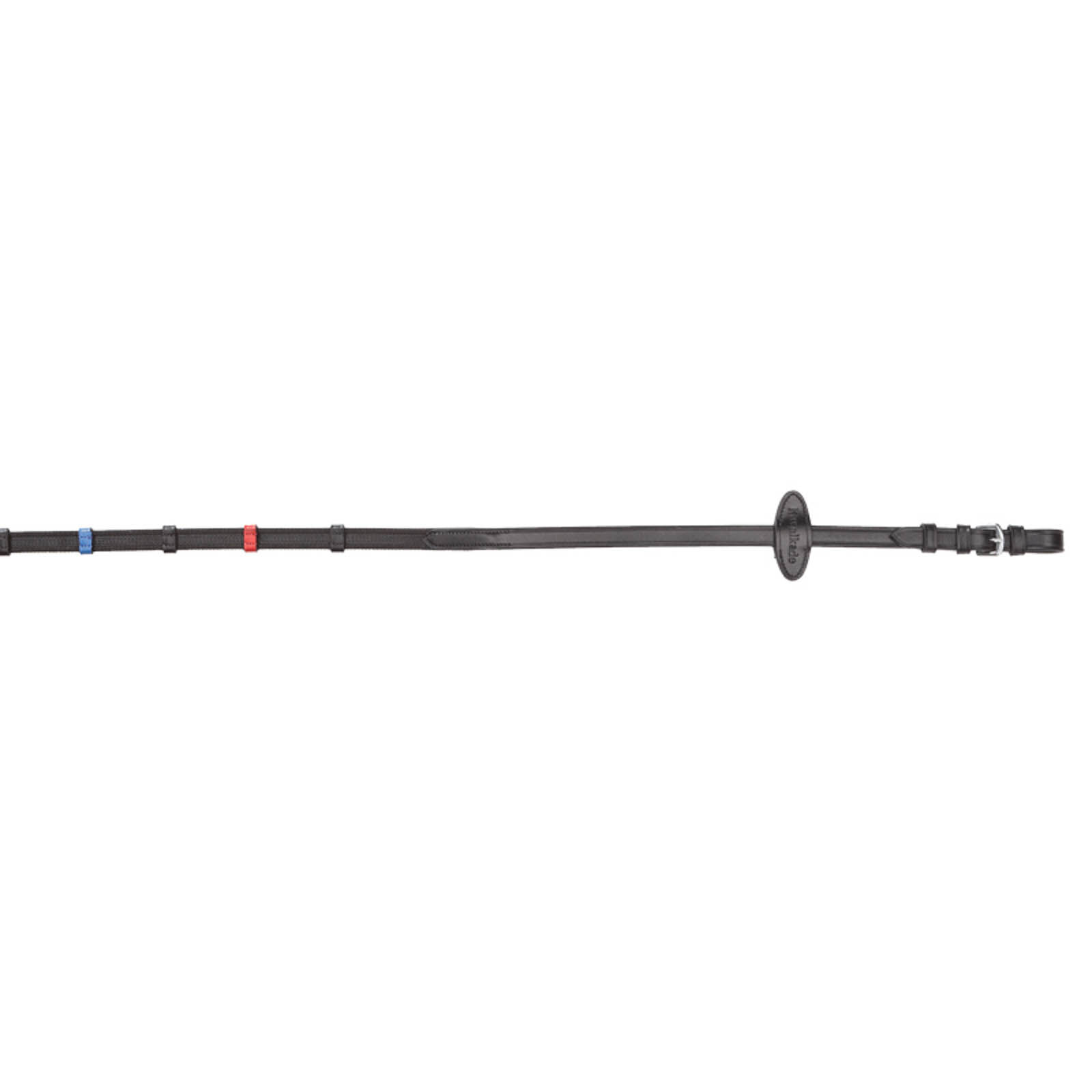 Kavalkade Training Rubberised Reins, Black, P