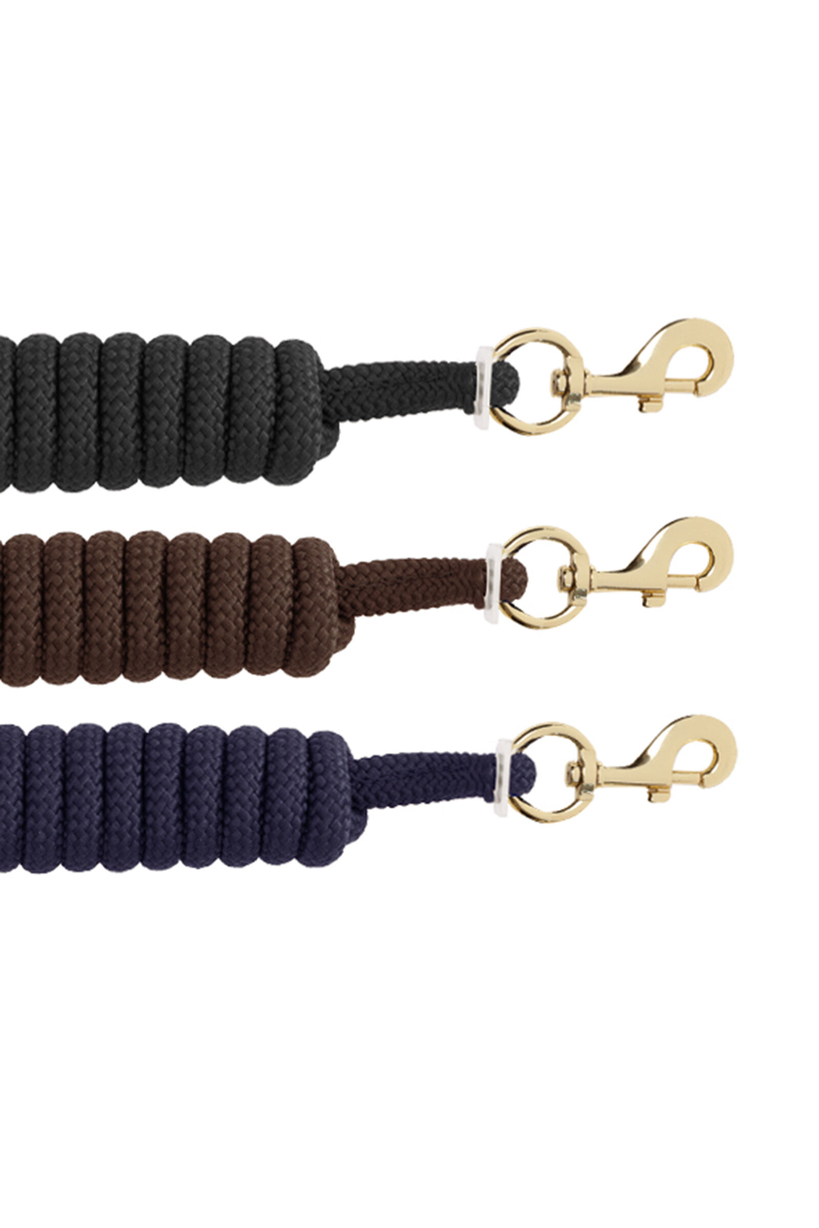 Longe Kavalkade avec mousqueton en laiton, Brown, ONE SIZE