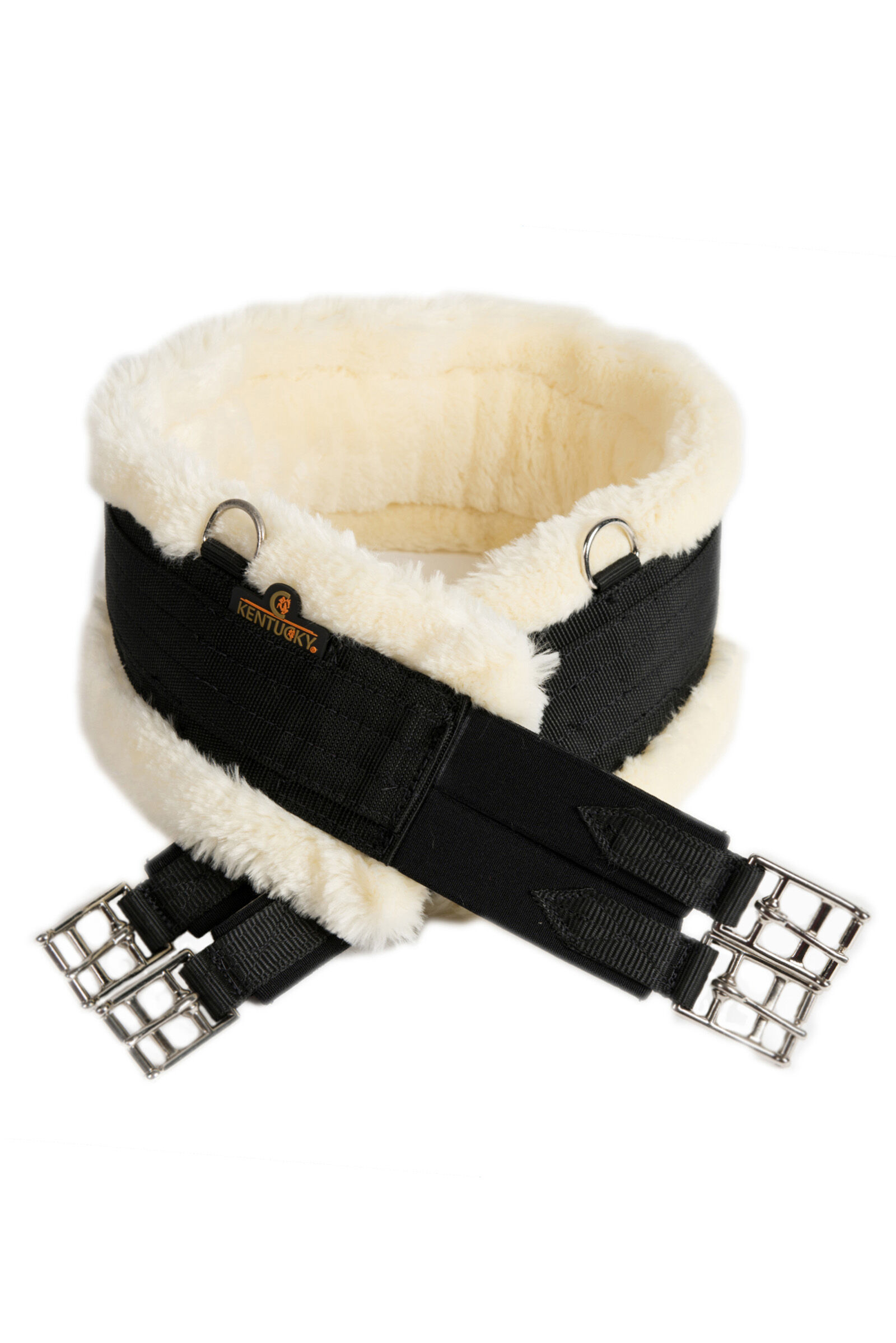 Sangle en peau de mouton Kentucky Horsewear, Black, 130