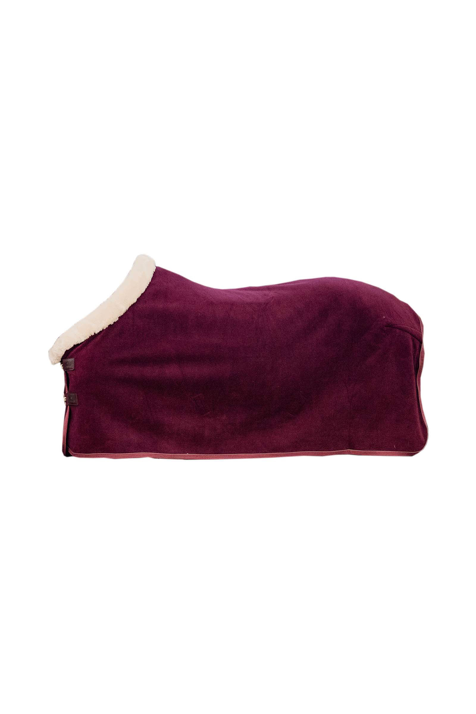 Kentucky Horsewear Fleece Show Rug, Burgundy Dark Red, 145
