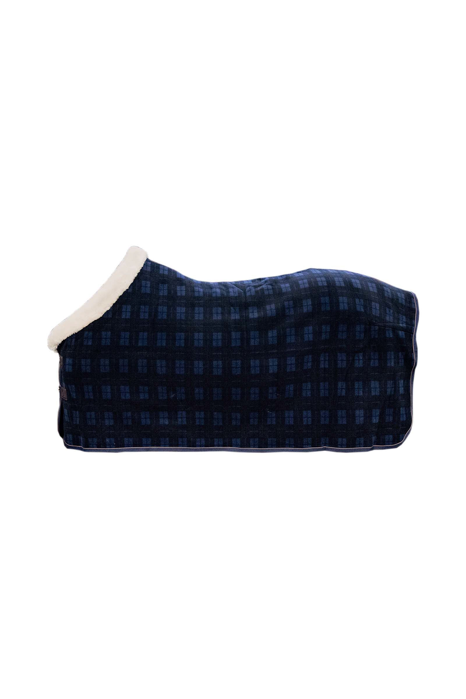 Kentucky Horsewear Fleece Turnierdecke  Navy/Check 155