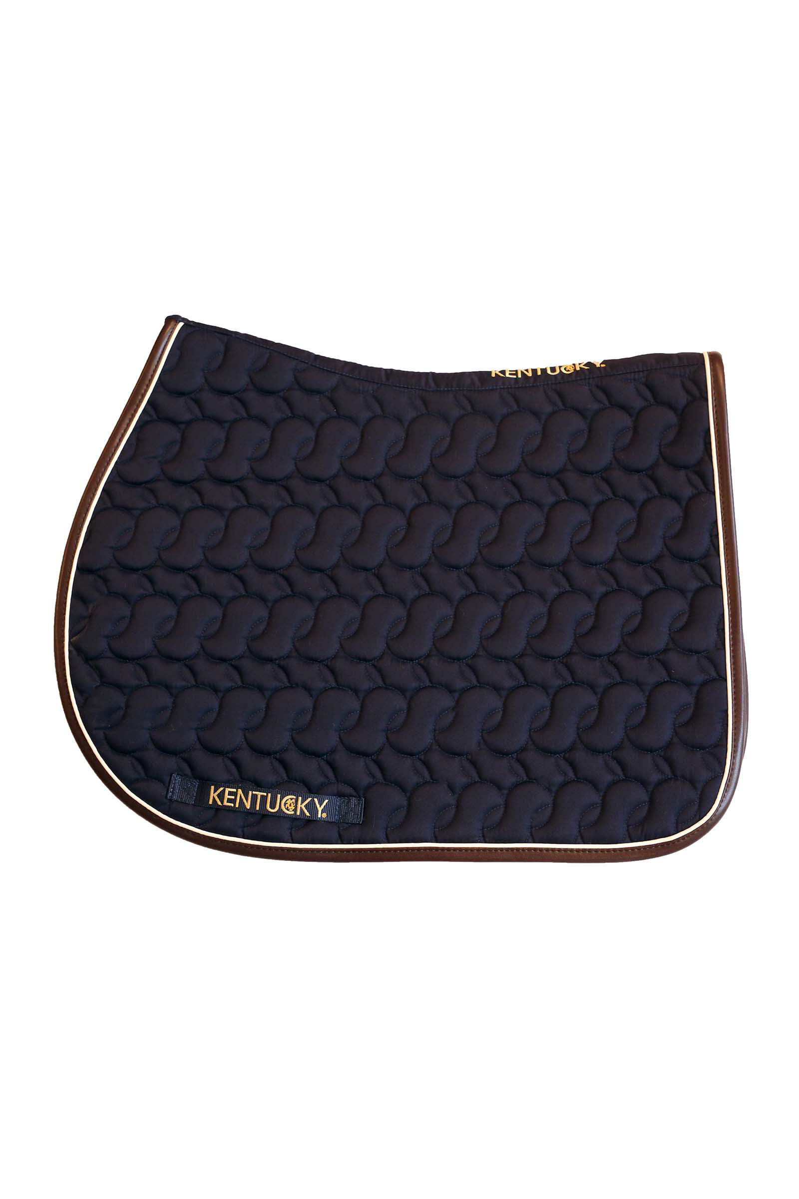Kentucky Horsewear Absorb nyeregalátét, Dark Blue/White/Brown, ONE SIZE