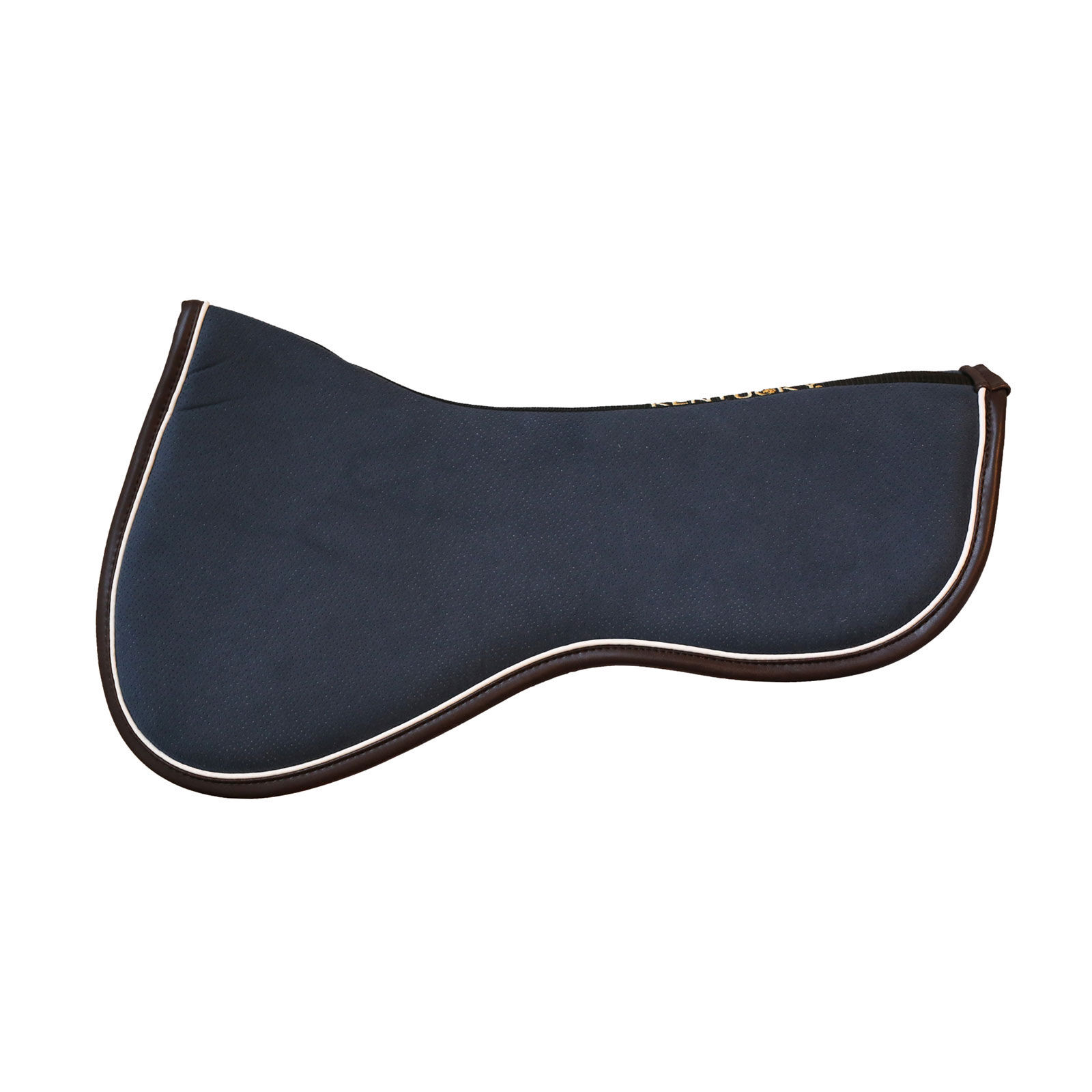 Kentucky Horsewear Anatomic Half Pad Absorb, Dark Blue/White/Brown, F