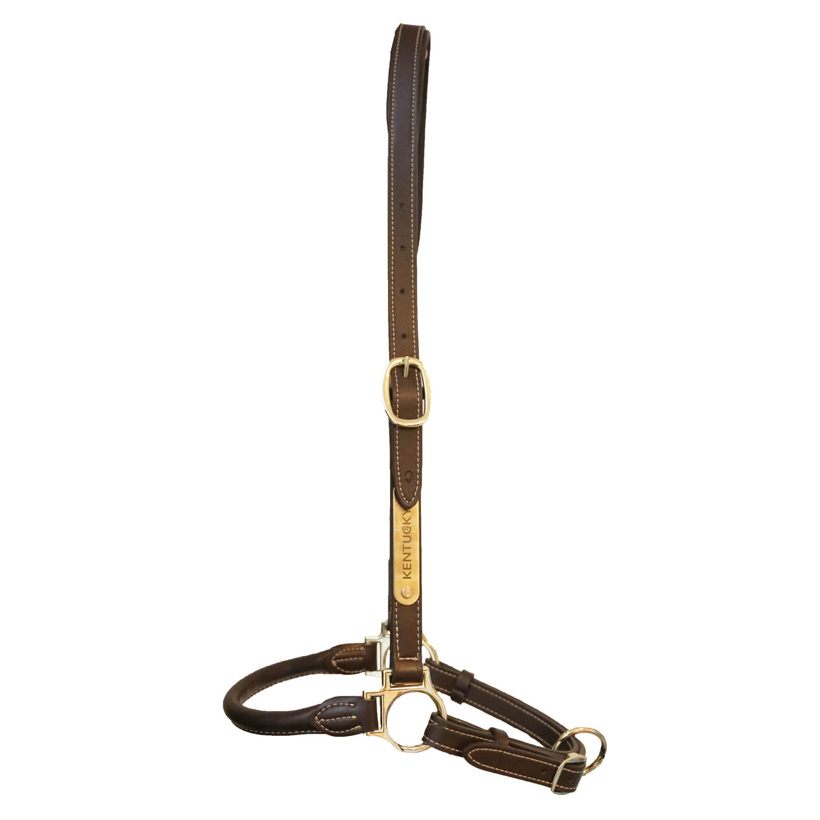 Kentucky Horsewear Licol de pansage en Cuir, Brown, C