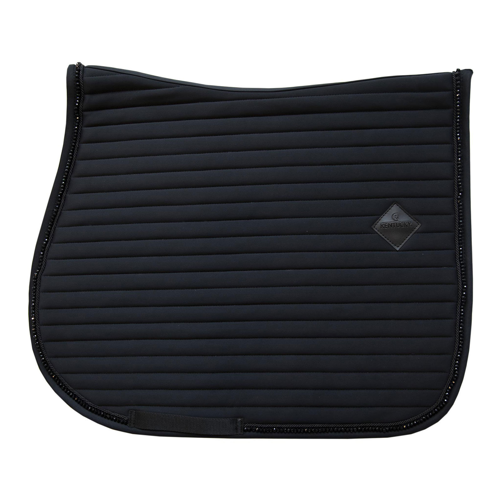 Kentucky Horsewear Pearls  Jumping Saddle Pad, Black, F