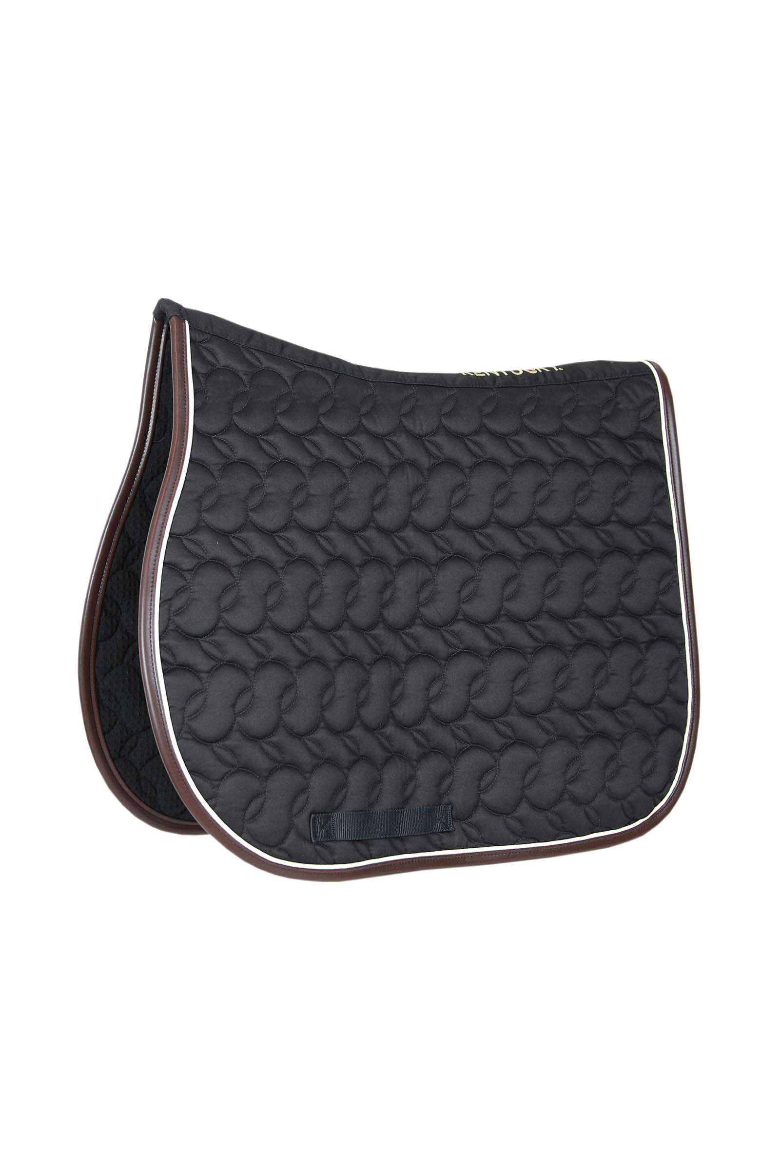 Tapis de selle Kentucky Horsewear, Pas de logo, Black/White/Brown, F
