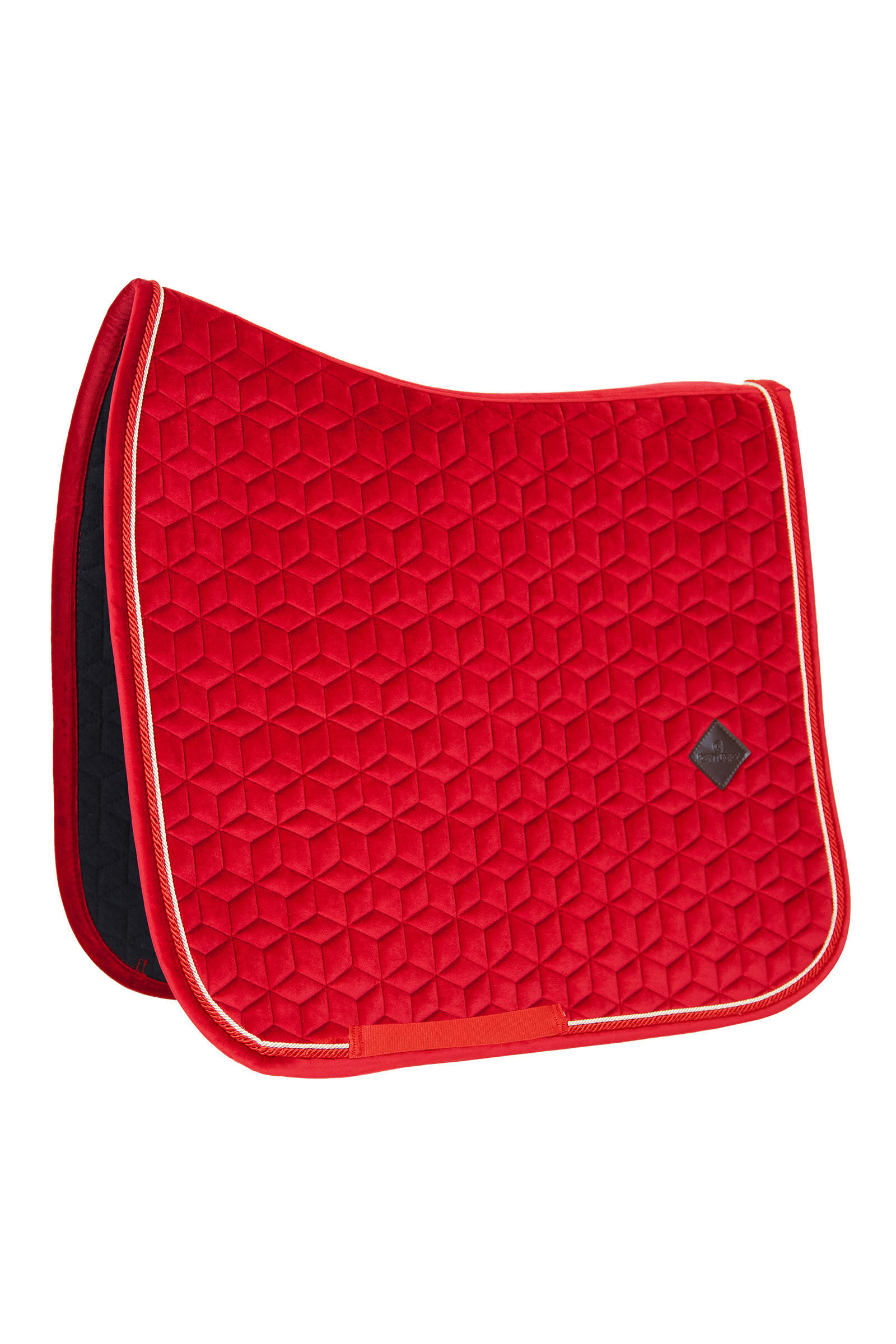 Kentucky Horsewear Velvet Dressage Saddle Pad, Red, F