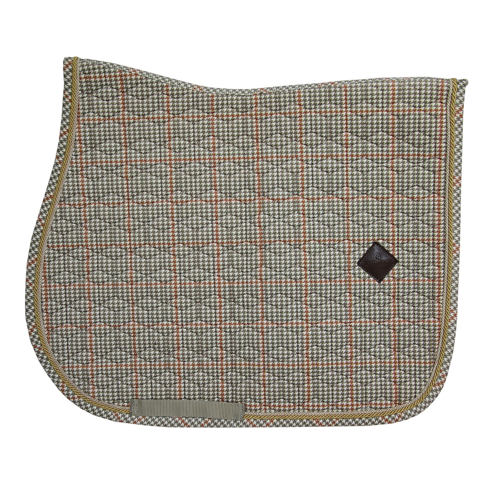 Kentucky Horsewear Jumping Pad Pied-de-poule, Beige, F