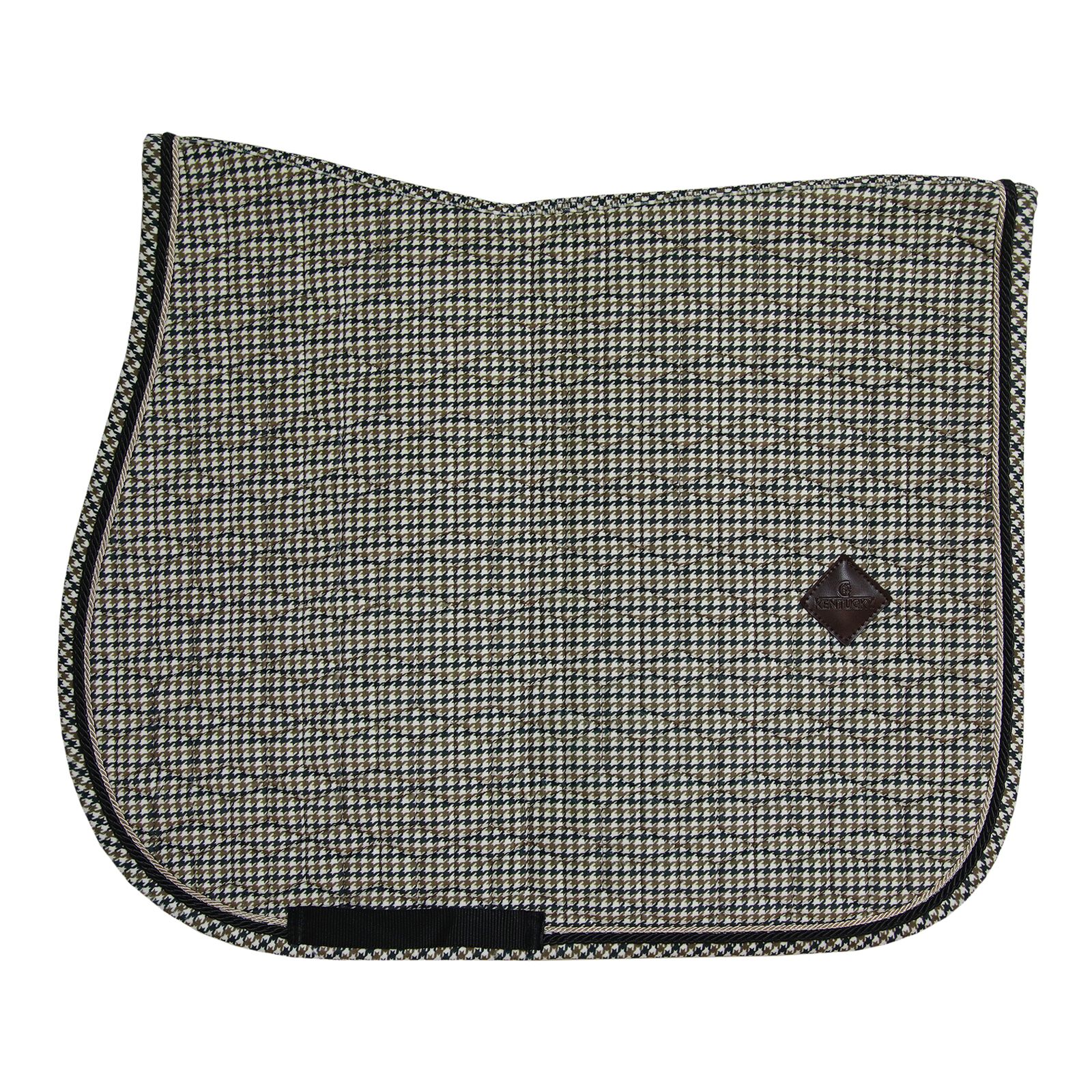 Kentucky Horsewear Jumping Pad Pied-de-poule, Brown, F