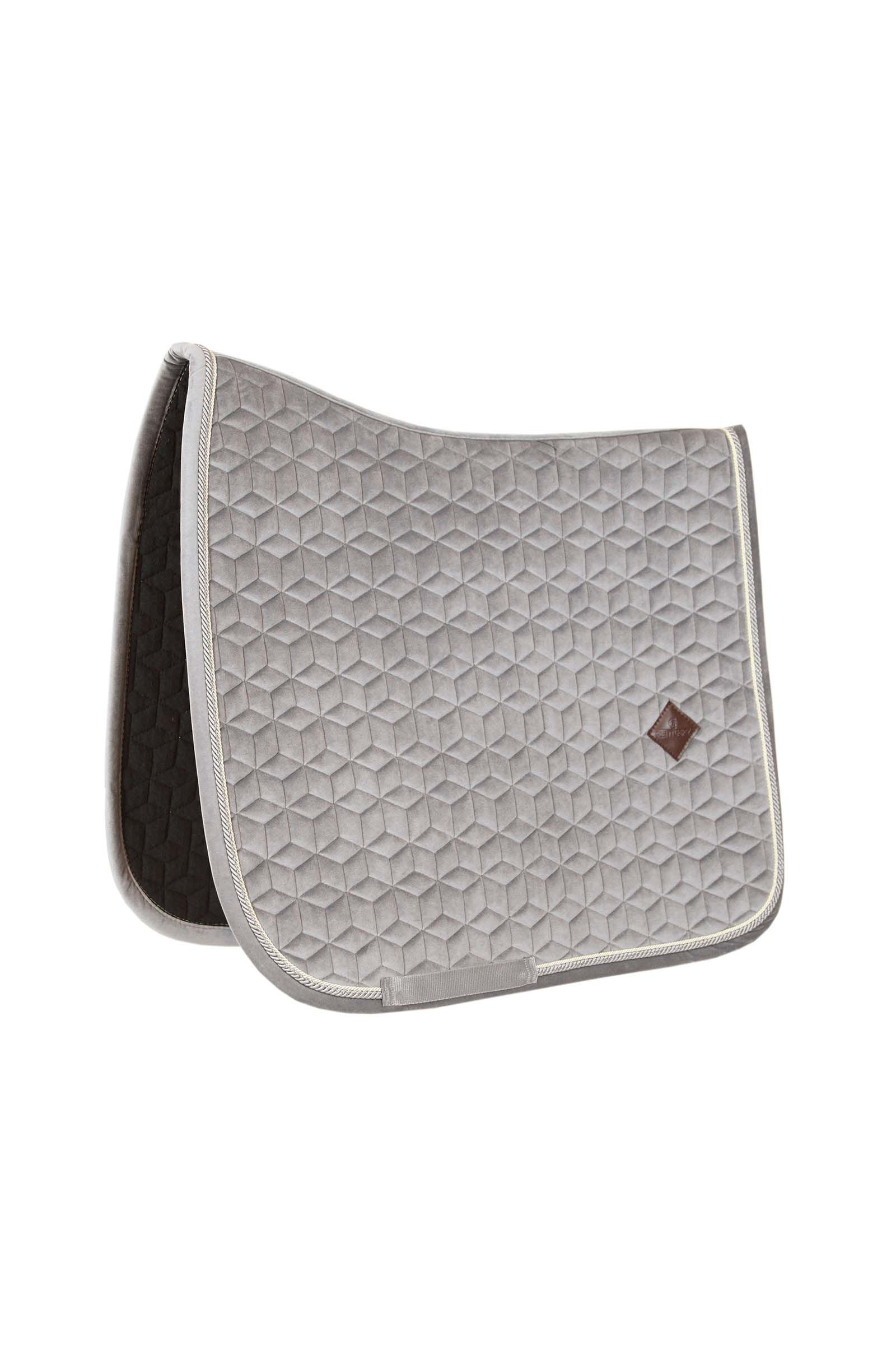 Tapis de selle dressage Kentucky Horsewear Basic Velvet, Beige, F