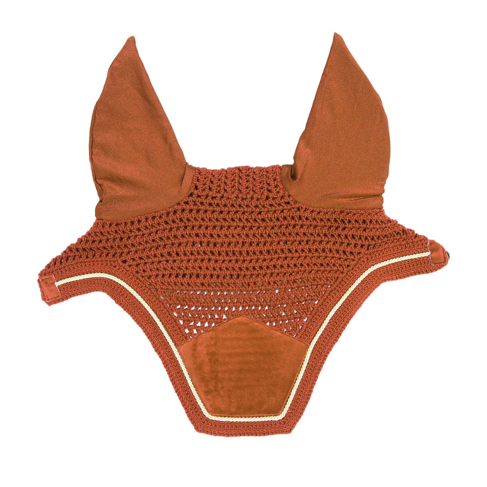 Kentucky Horsewear Fly Veil Wellington Velvet, OR/B, F