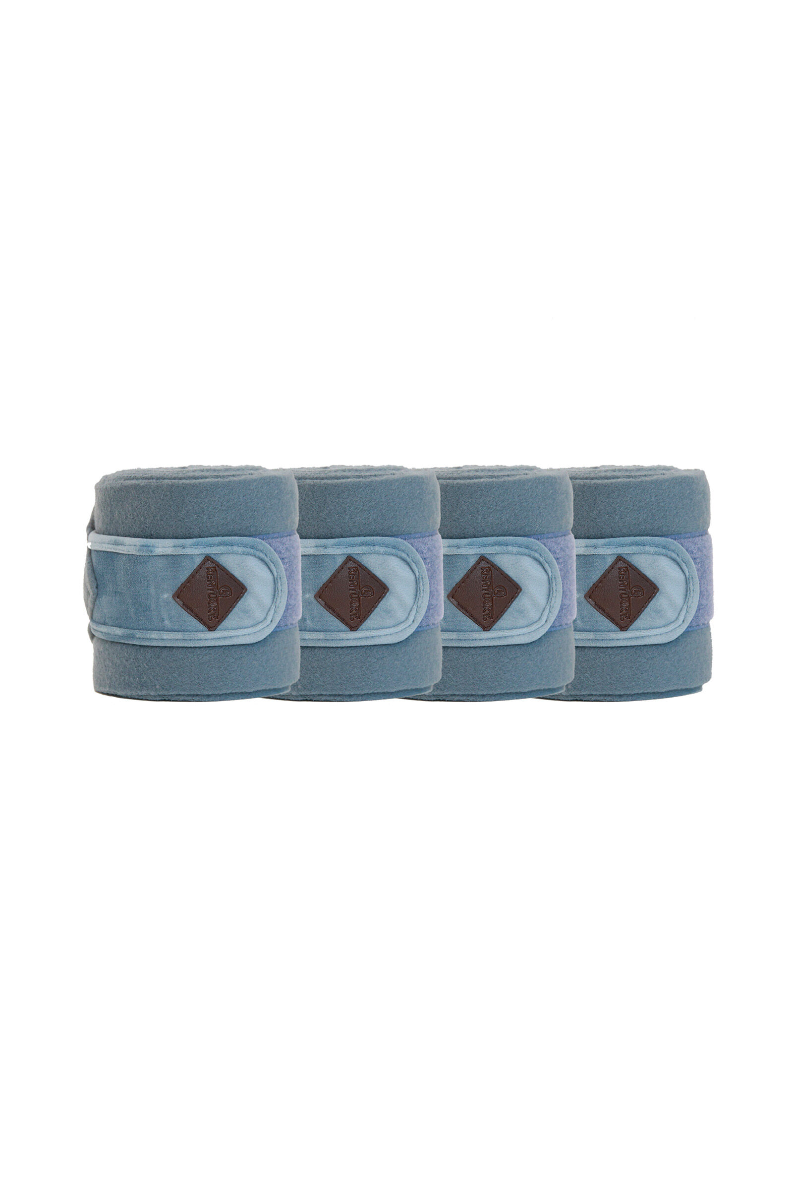 Kentucky Horsewear Velvet Polar Fleece Bandages, Light Blue, F