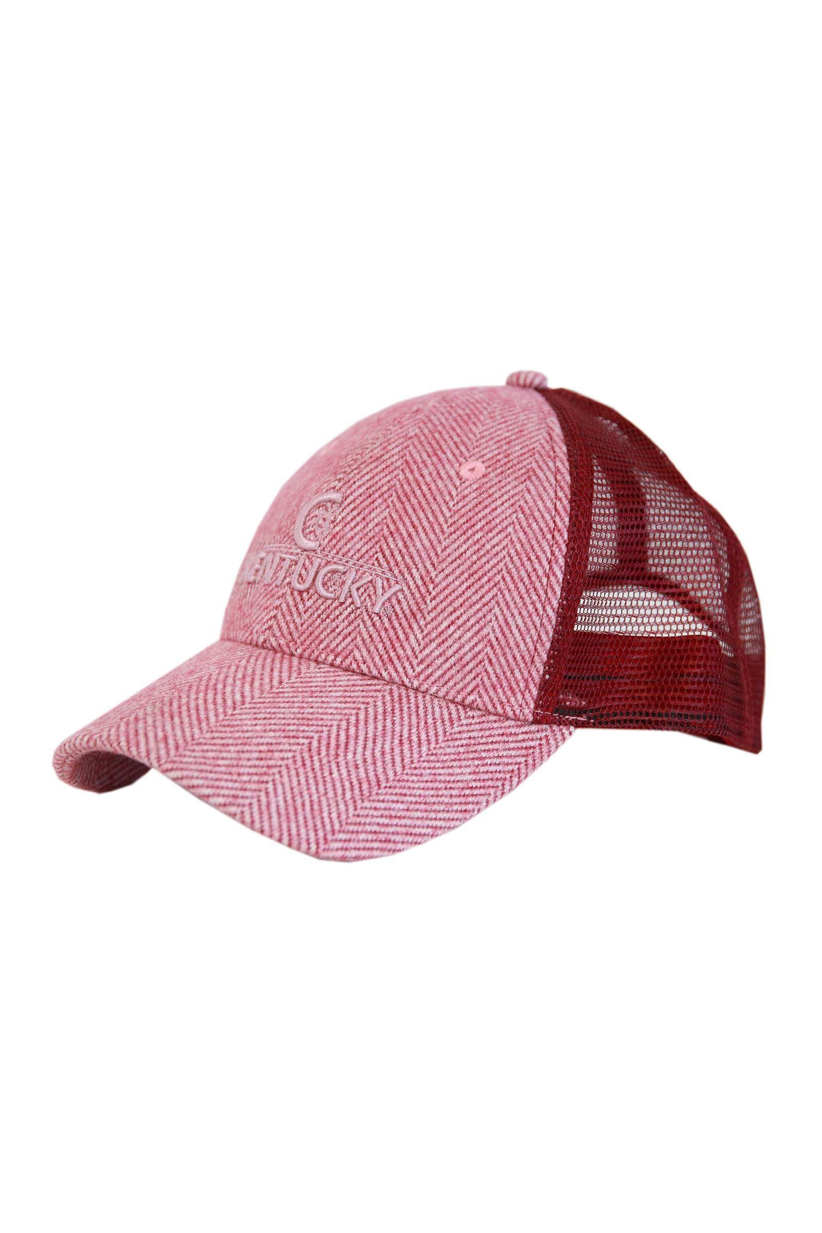 Kentucky Horsewear Wool Trucker Cap, Light Pink, ONE SIZE