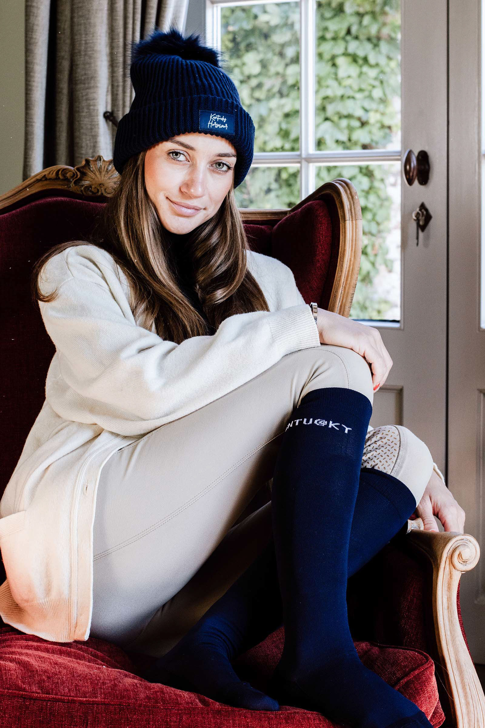 Kentucky Horsewear Pom pom Beanie mössa