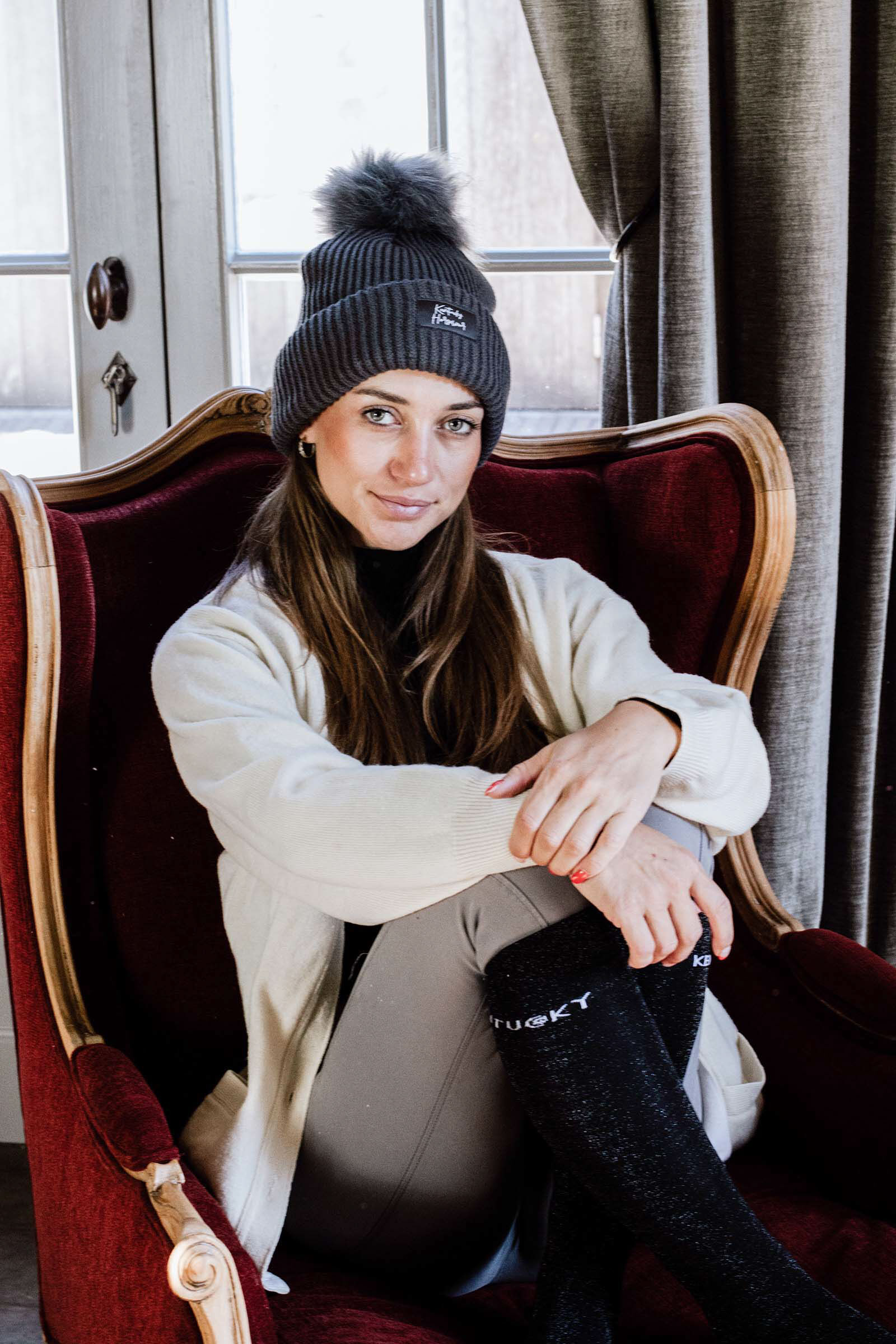 Kentucky Horsewear Pom pom Beanie mössa