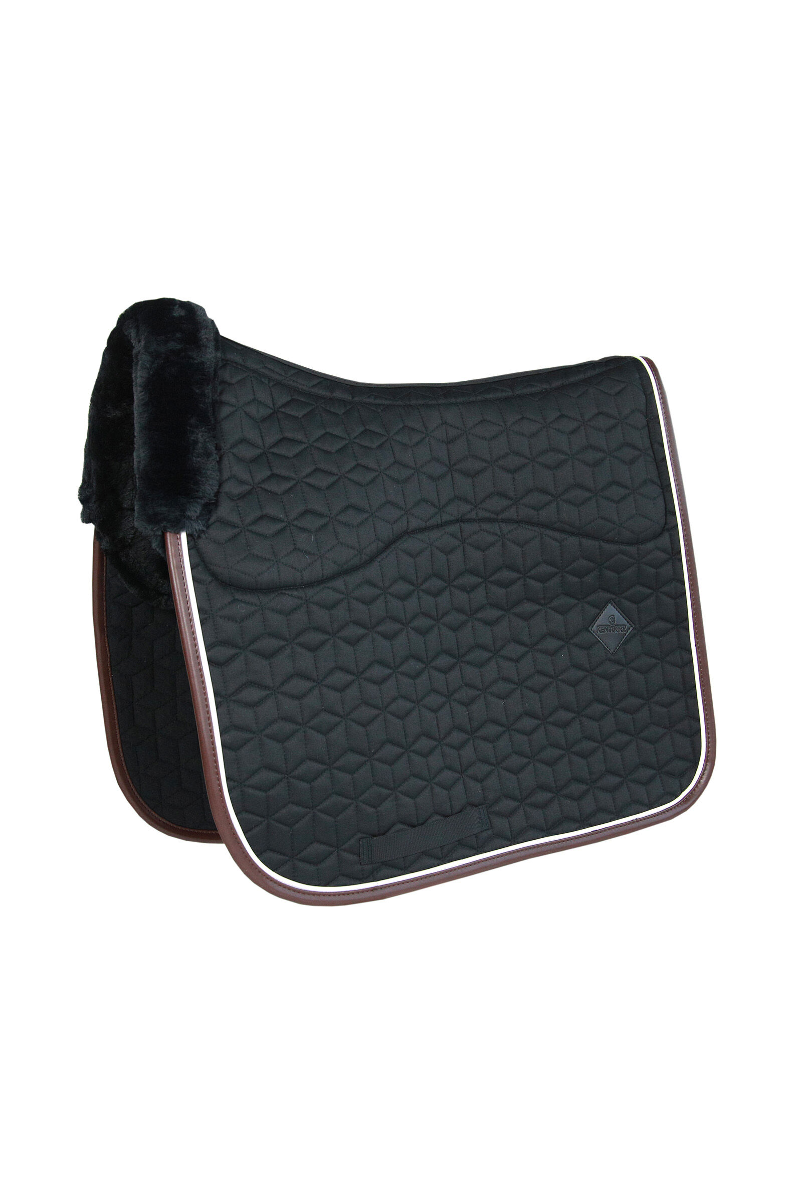 Kentucky Horsewear Bőrbarát Díjlovas Nyeregalátét, Black, F