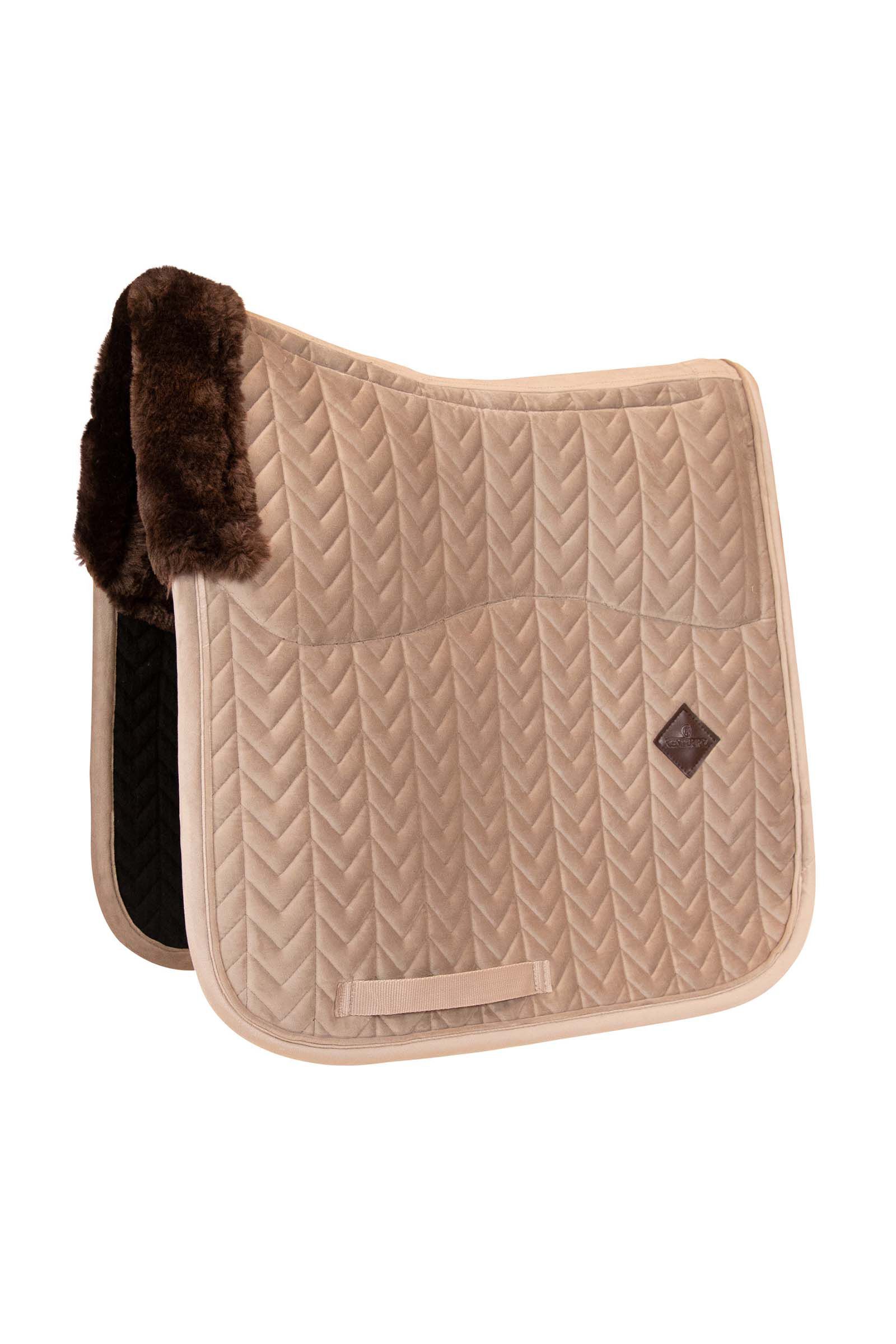 Kentucky Horsewear Velvet Skin Friendly tapis de selle dressage, Beige, F