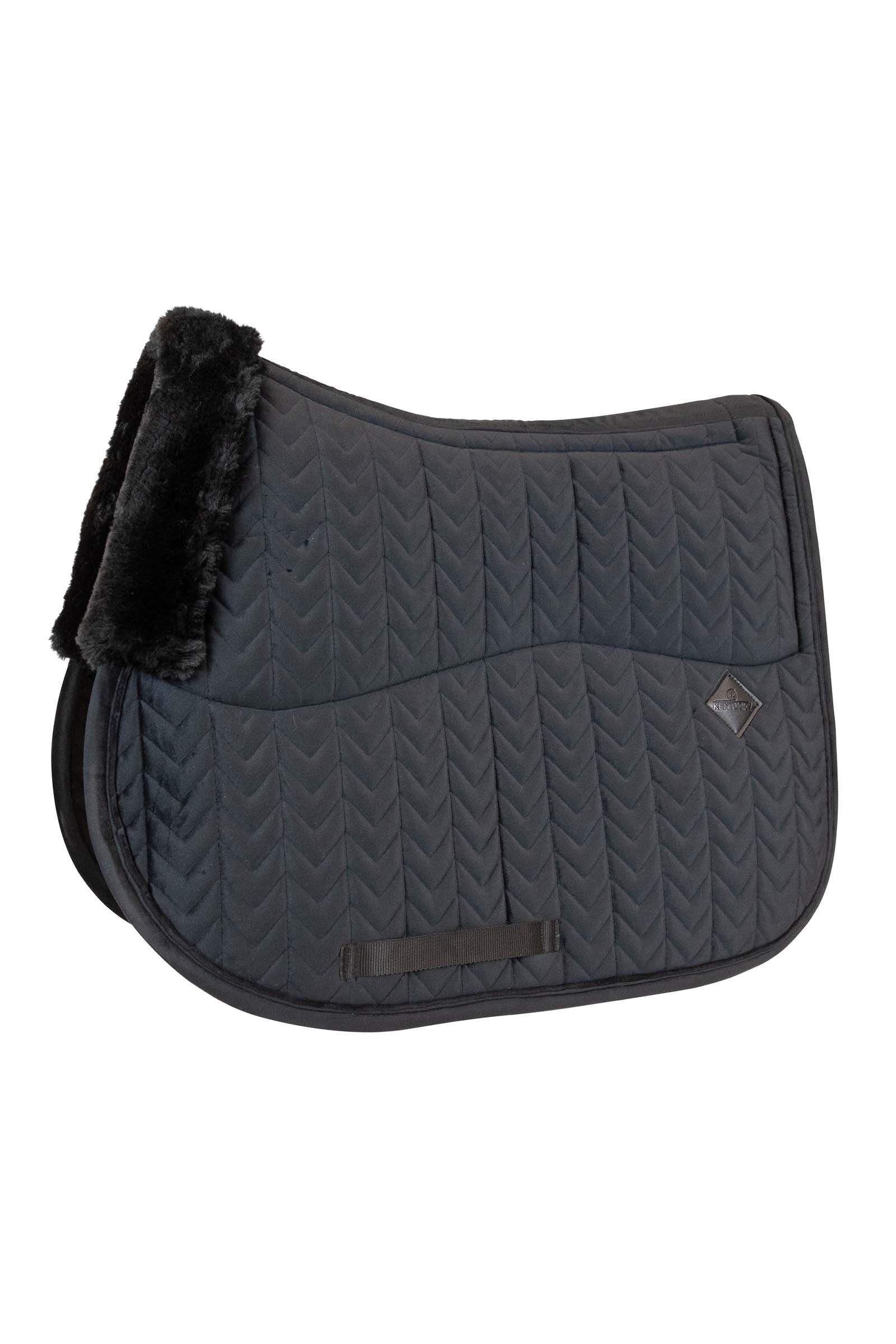 Kentucky Horsewear Velvet Skin Friendly Jumping Saddle Pad, Black, F