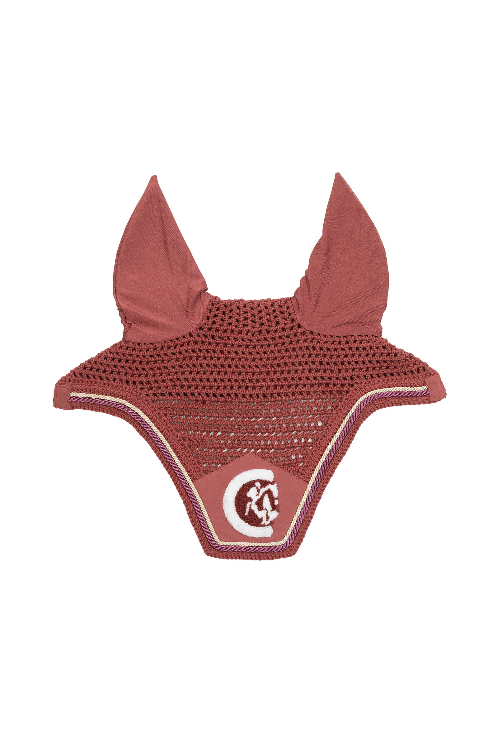 Kentucky Horsewear Fly veil Wellington 3D Logo rope
