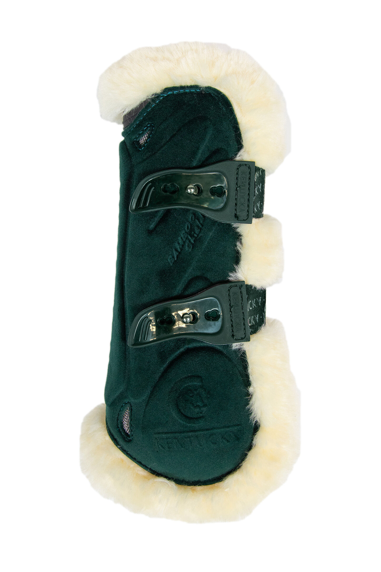 Kentucky Horsewear Veganistische schapenvacht bamboe elastische fluwelen peesbeschermers