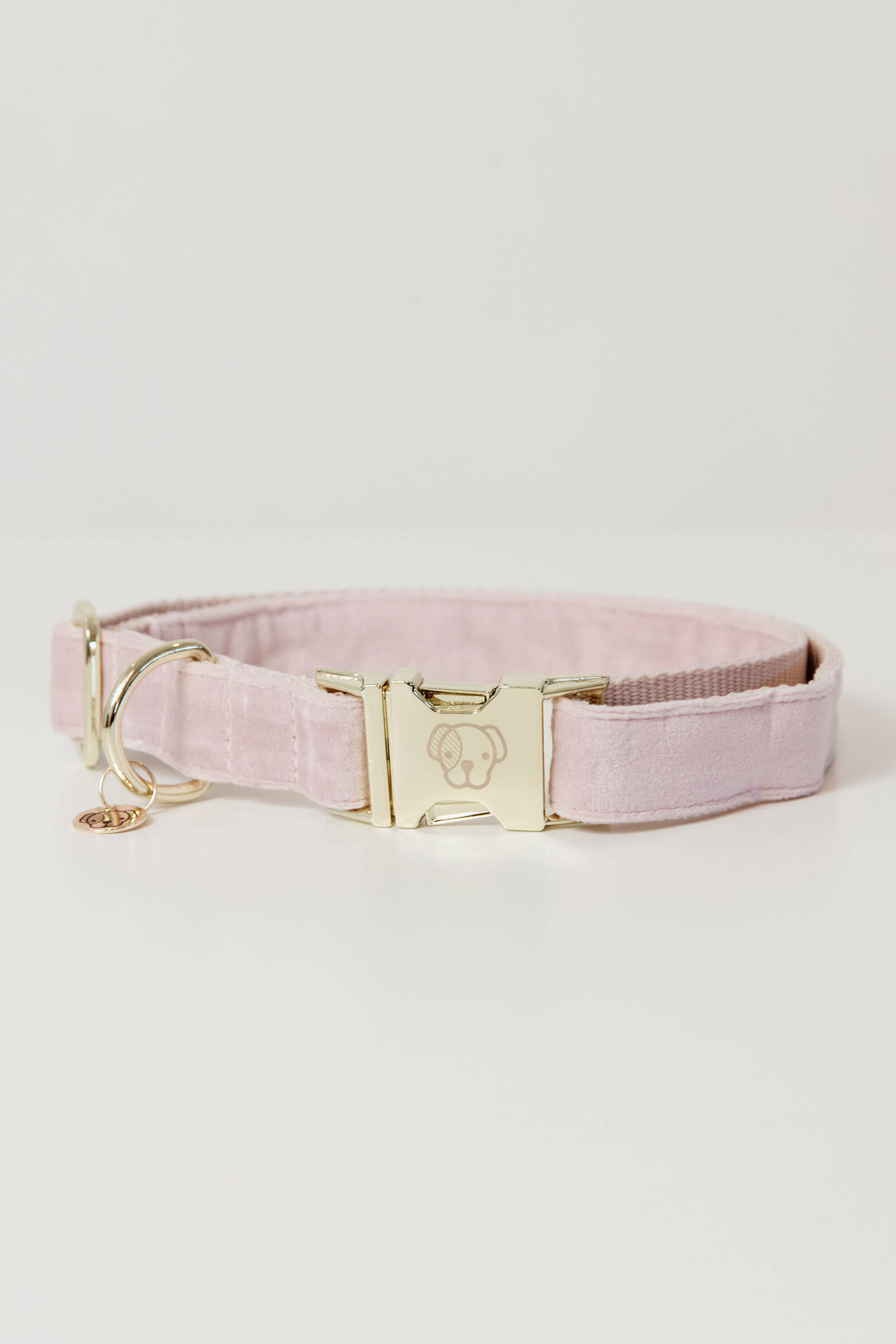 Kentucky Dogwear Dog Collar Velvet, Light Pink, S