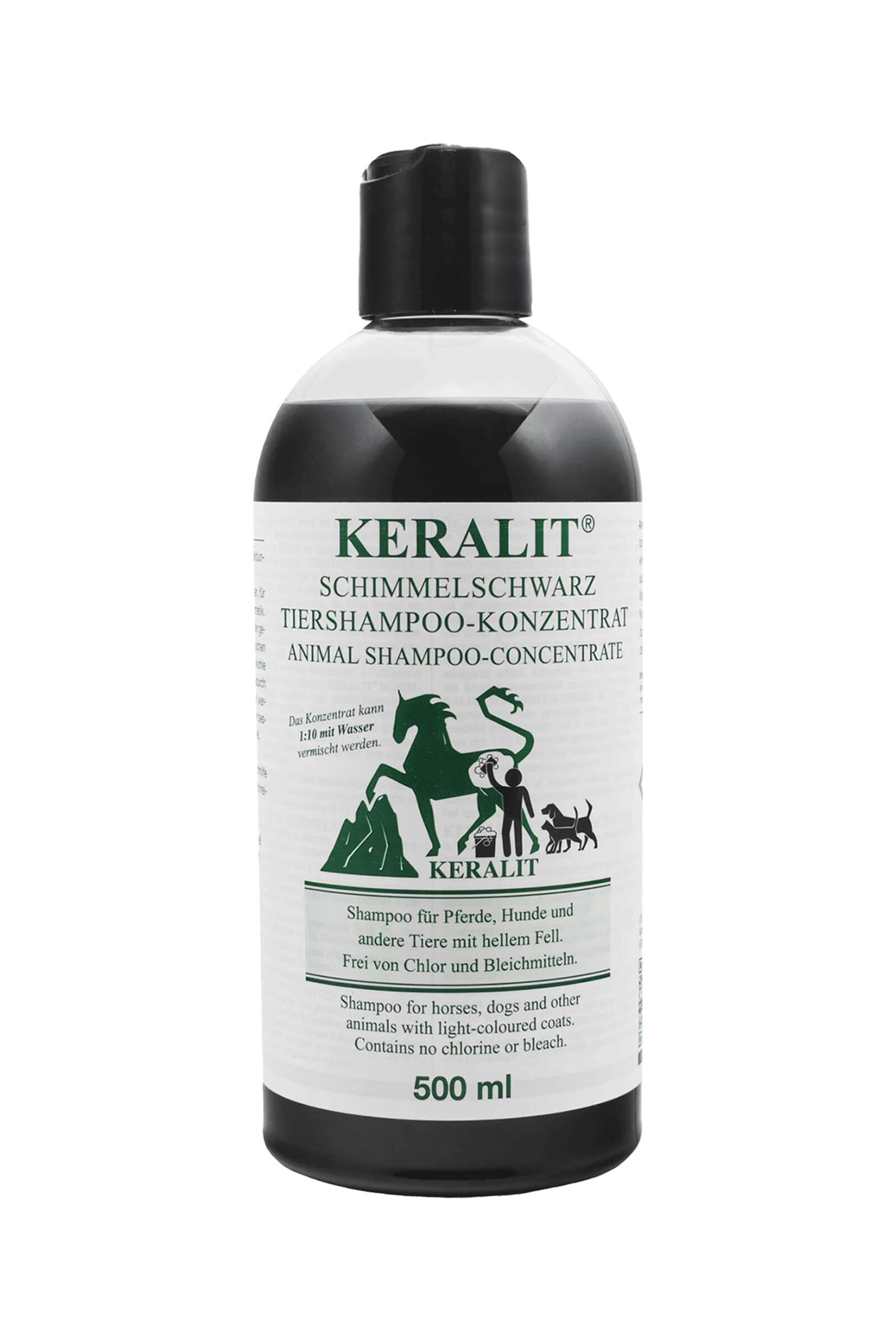 Keralit eläimille tarkoitettu shampoo-konsentraatti valkoiselle ja harmaalle turkille, 500 ml