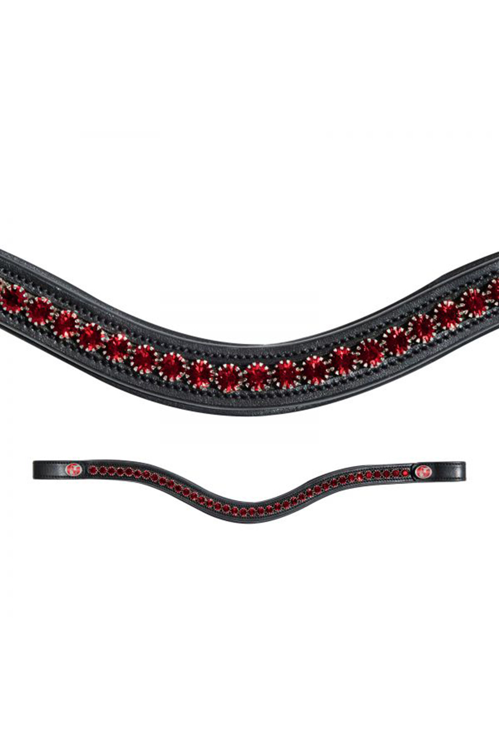 Kieffer FlexiLoop® Large Crystal Stirnriemen  Black/Red F