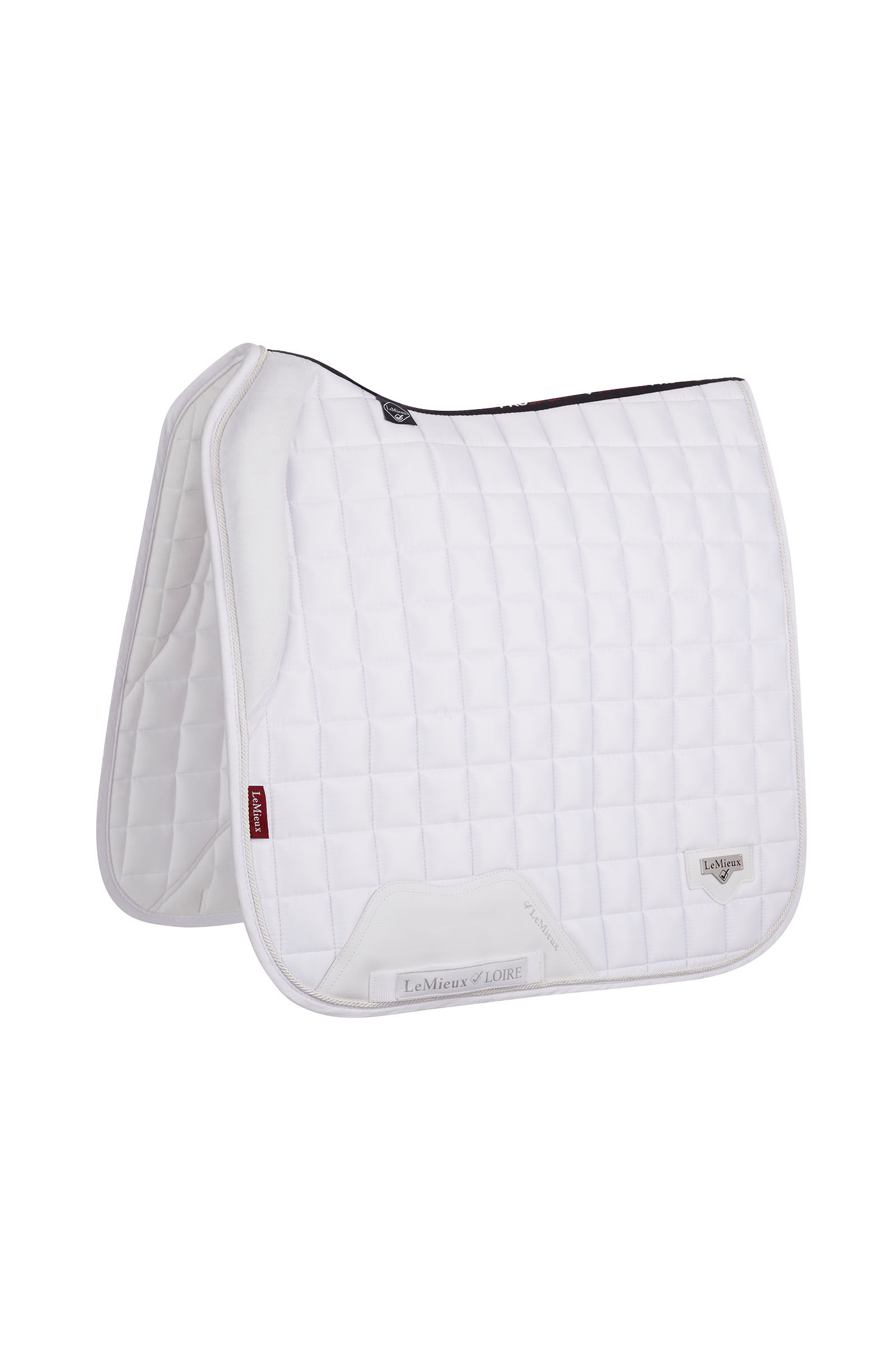 LeMieux Loire Memory Dressage Saddle Pad, WH/AB, F