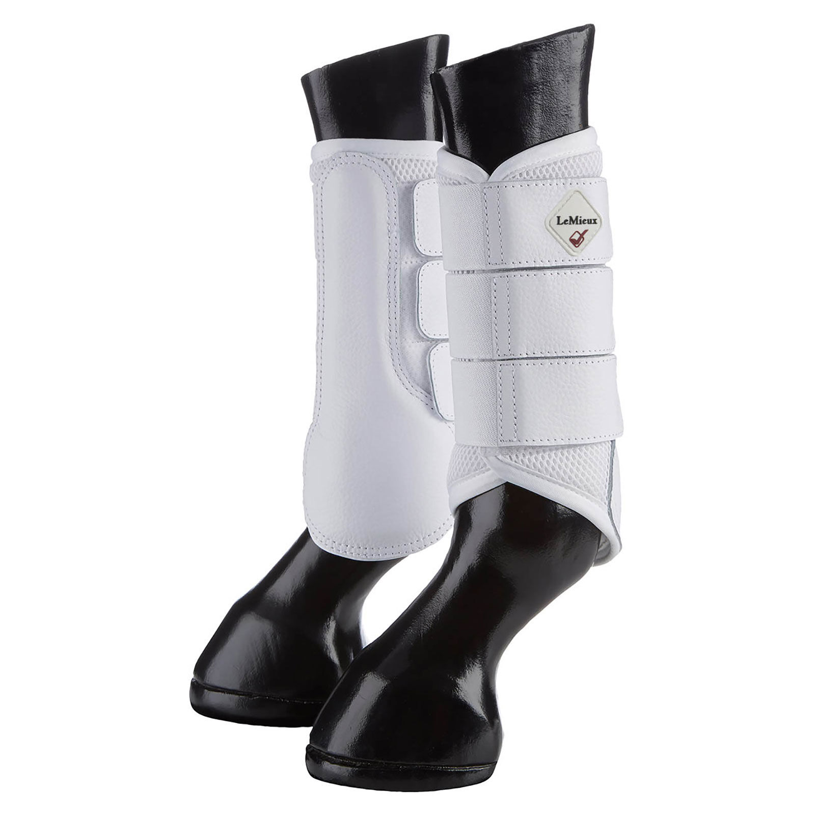 LeMieux Mesh Brushing Boots, WH/AB, XL