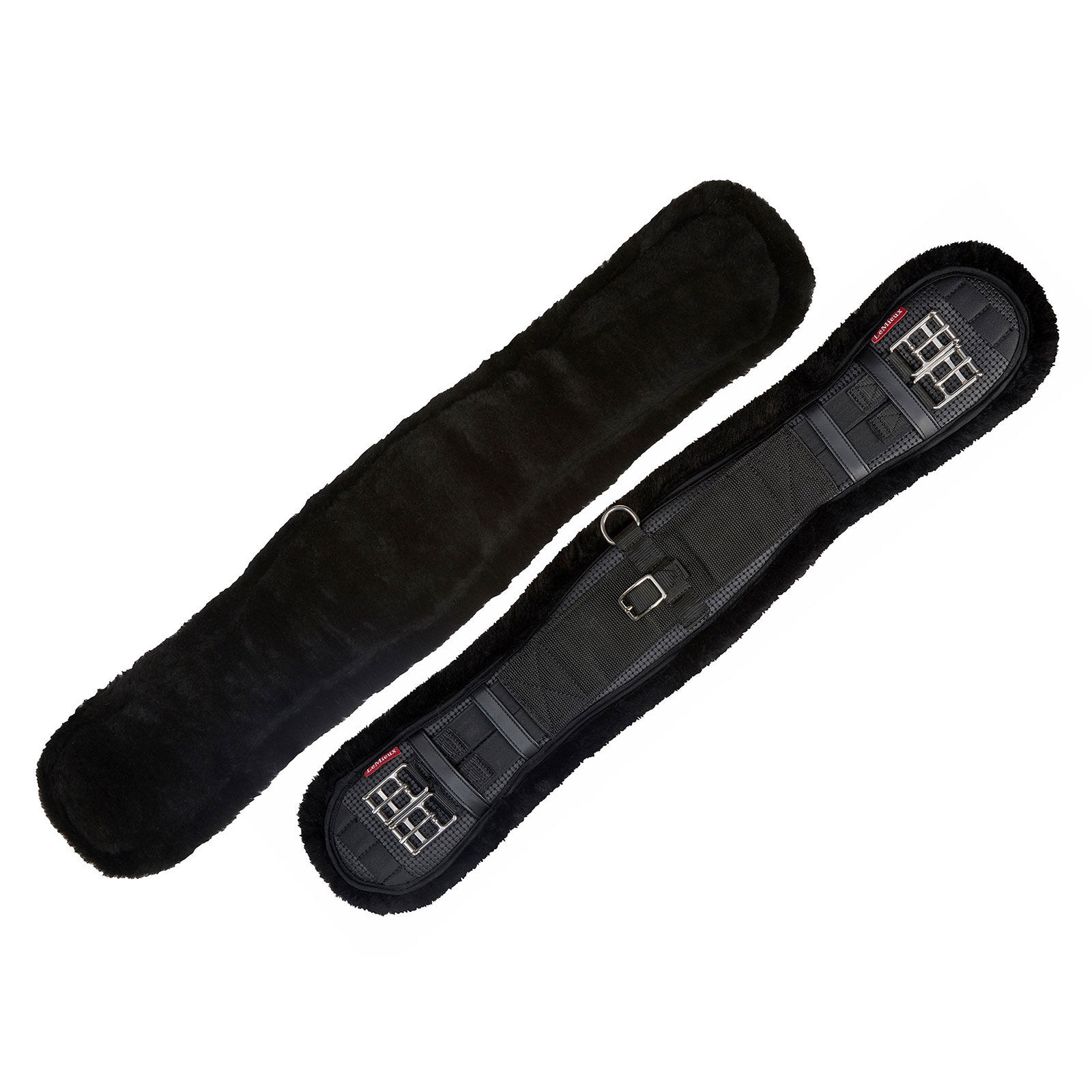LeMieux Integrált Díjlovas Heveder, Black/Black, 65