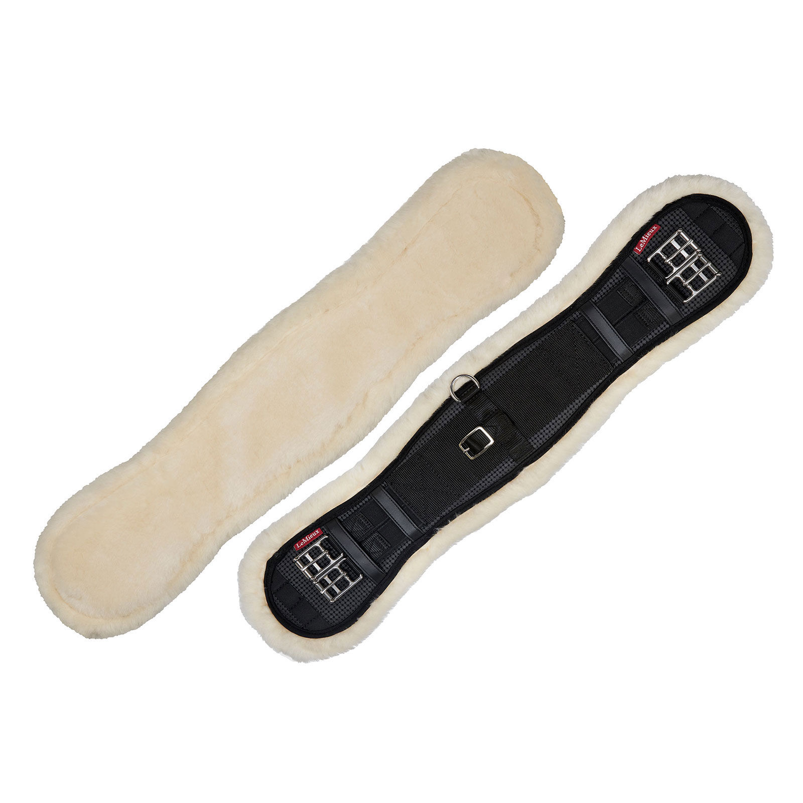 LeMieux Integrált Díjlovas Heveder, Natural/Black, 70