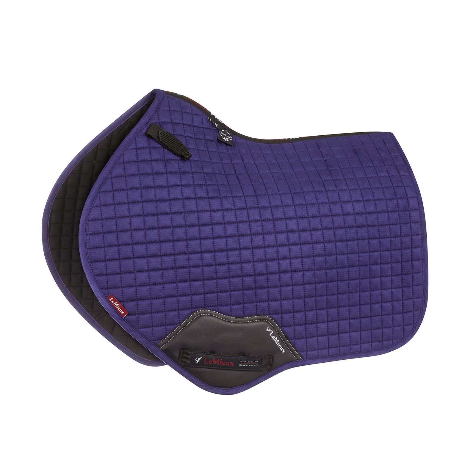 LeMieux Suede Close Contact Saddle Pad, Ink Blue, F
